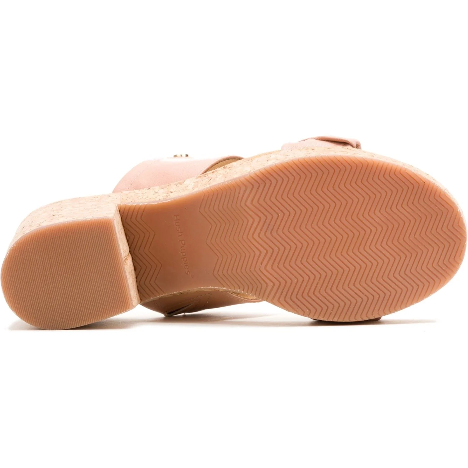 Hush Puppies Poppy Leather Women's Cafe Creme Sandals - Image 3