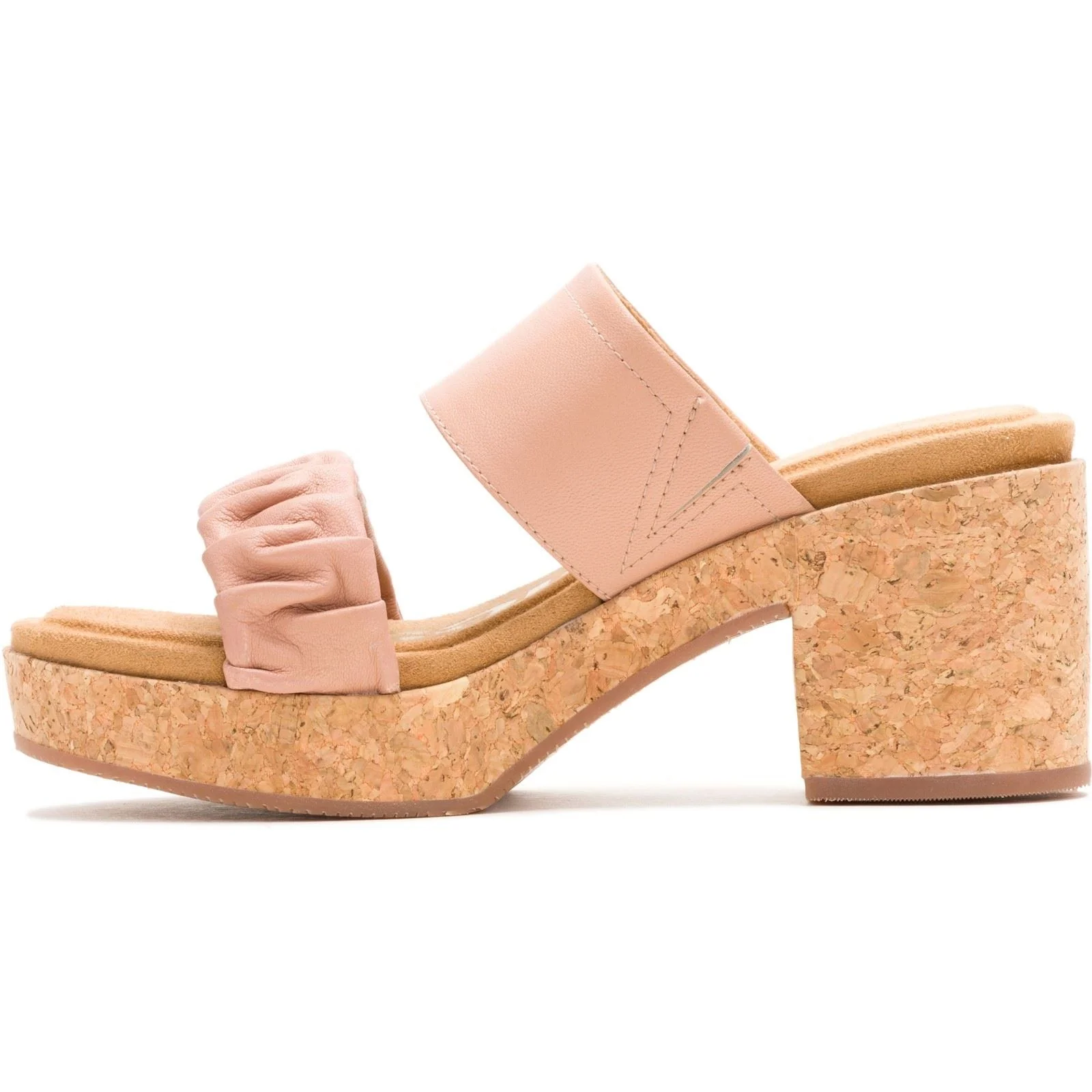 Hush Puppies Poppy Leather Women's Cafe Creme Sandals - Image 5