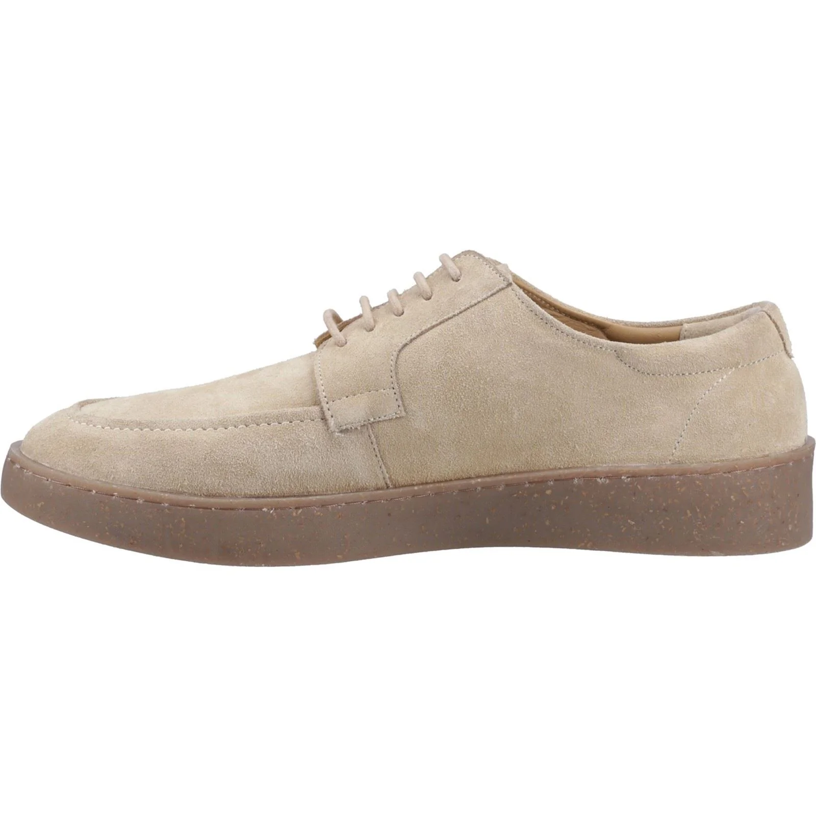 Hush Puppies Rafael Suede Men's Sand Lace-Up Shoes - Image 4