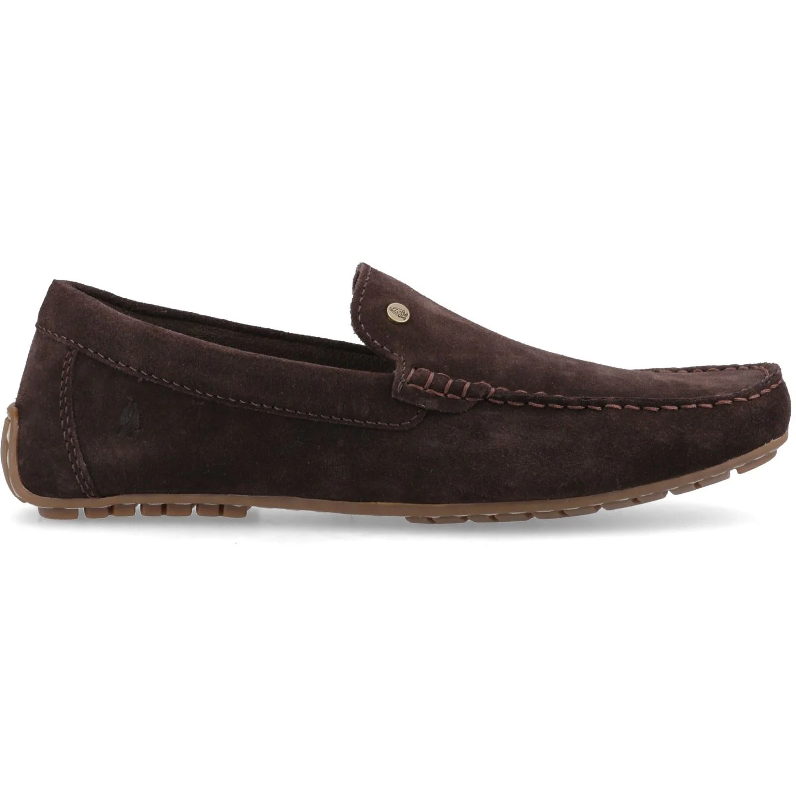 Hush Puppies Ralph Suede Leather Men's Brown Loafers - Image 5