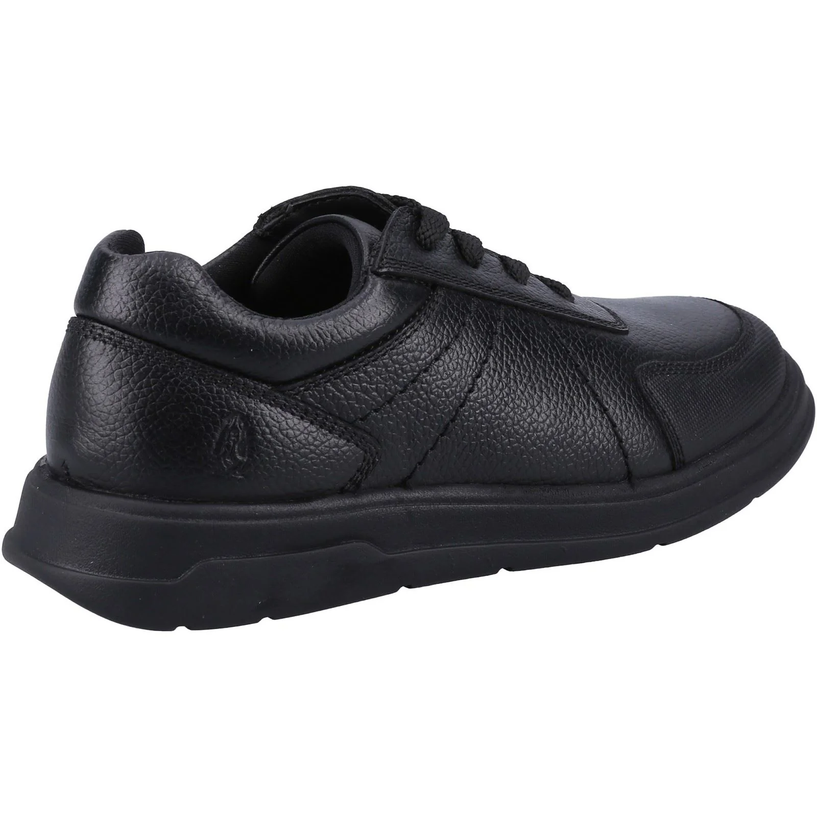 Hush Puppies Robert Leather Youth Black Lace-Up Shoes - Image 2