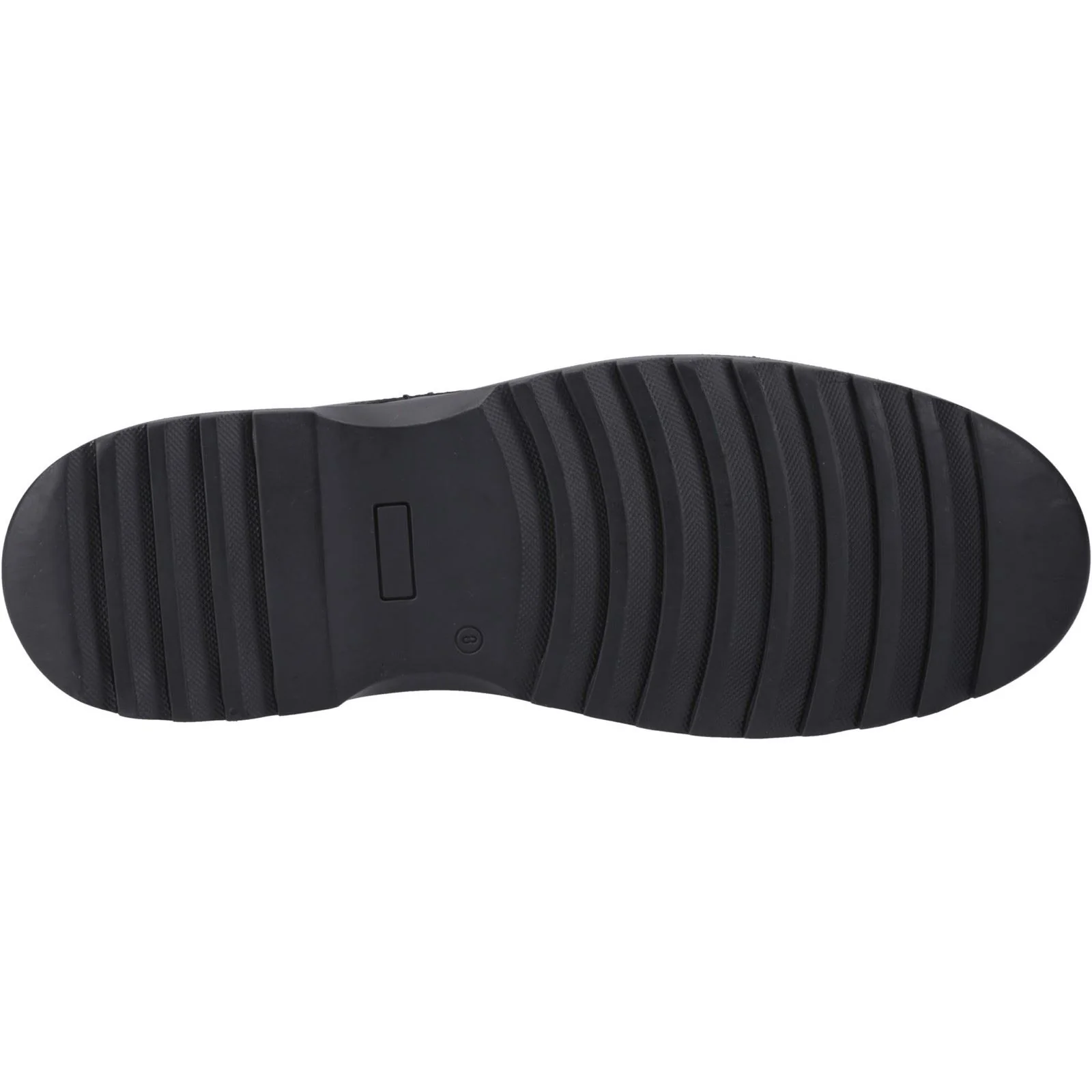 Hush Puppies Rocco Loafer Leather Youth Black Loafers - Image 3