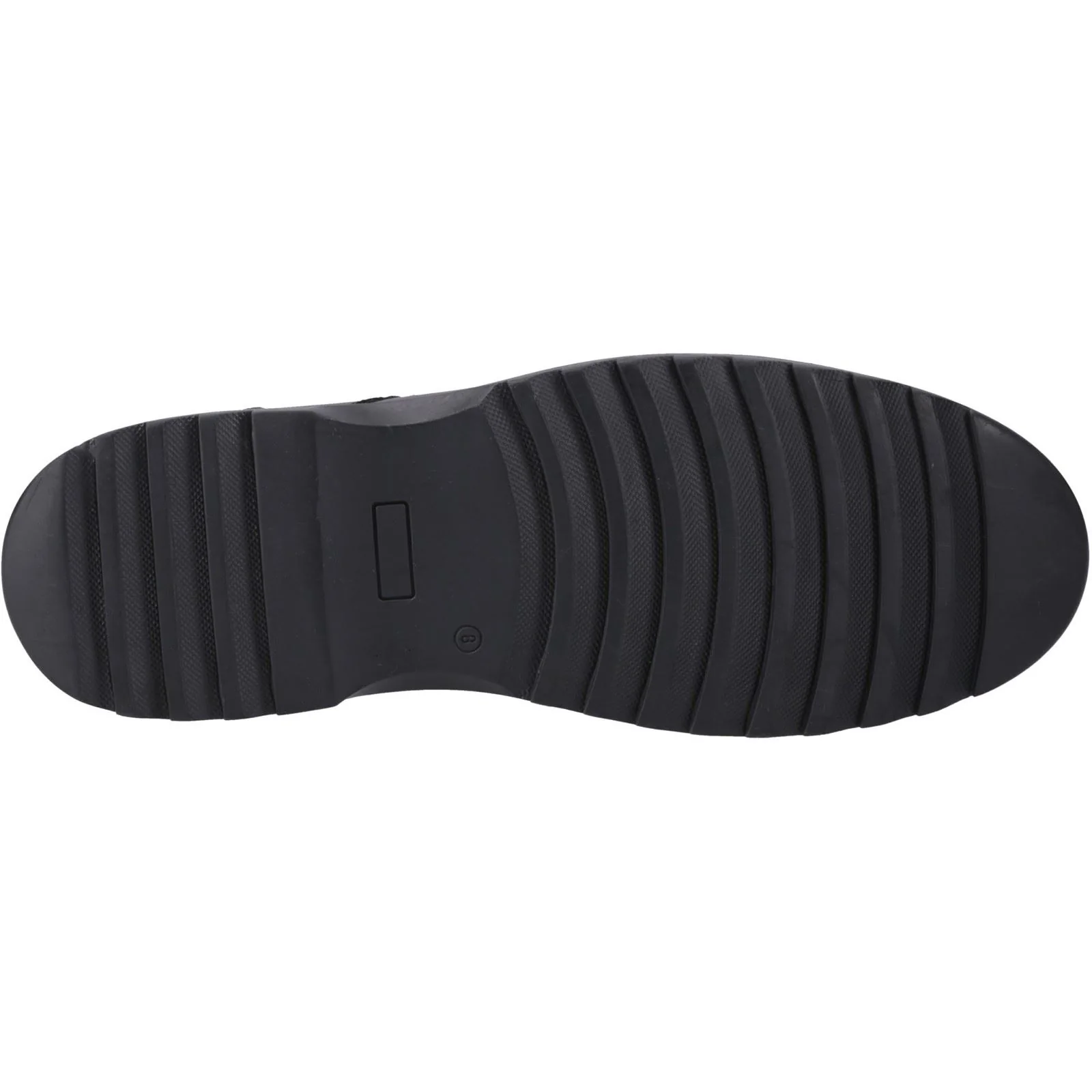Hush Puppies Romeo Leather Youth Black Shoes - Image 3