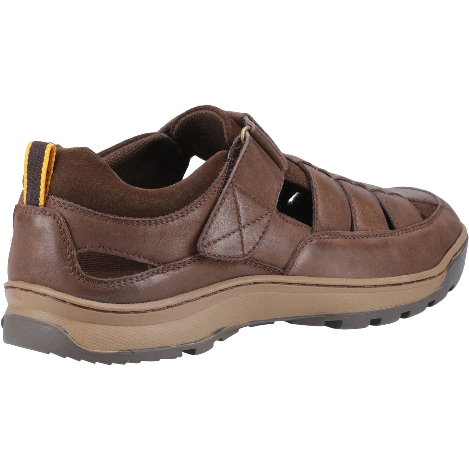 Hush Puppies Rucker Leather Men's Brown Sandals - Image 2