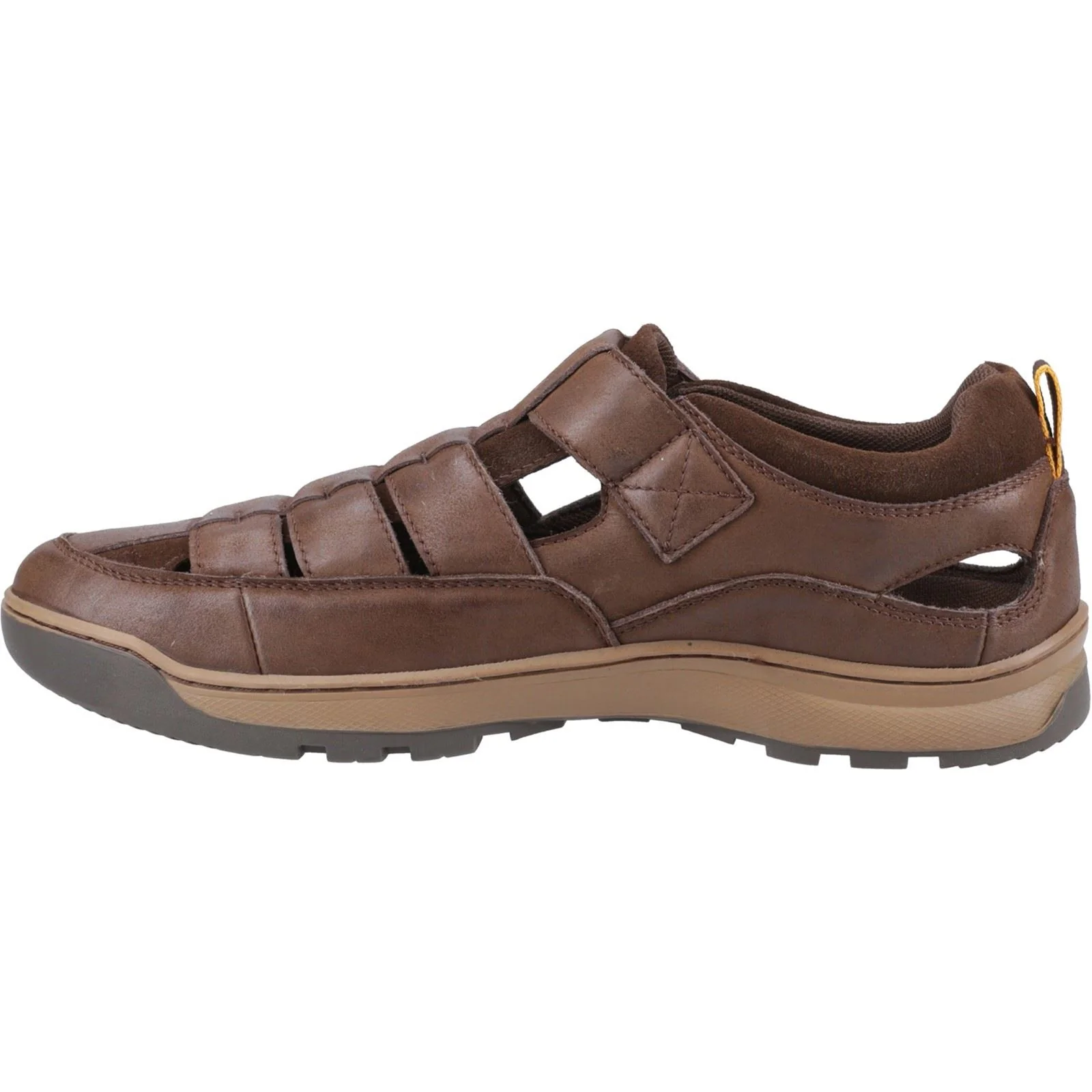 Hush Puppies Rucker Leather Men's Brown Sandals - Image 4