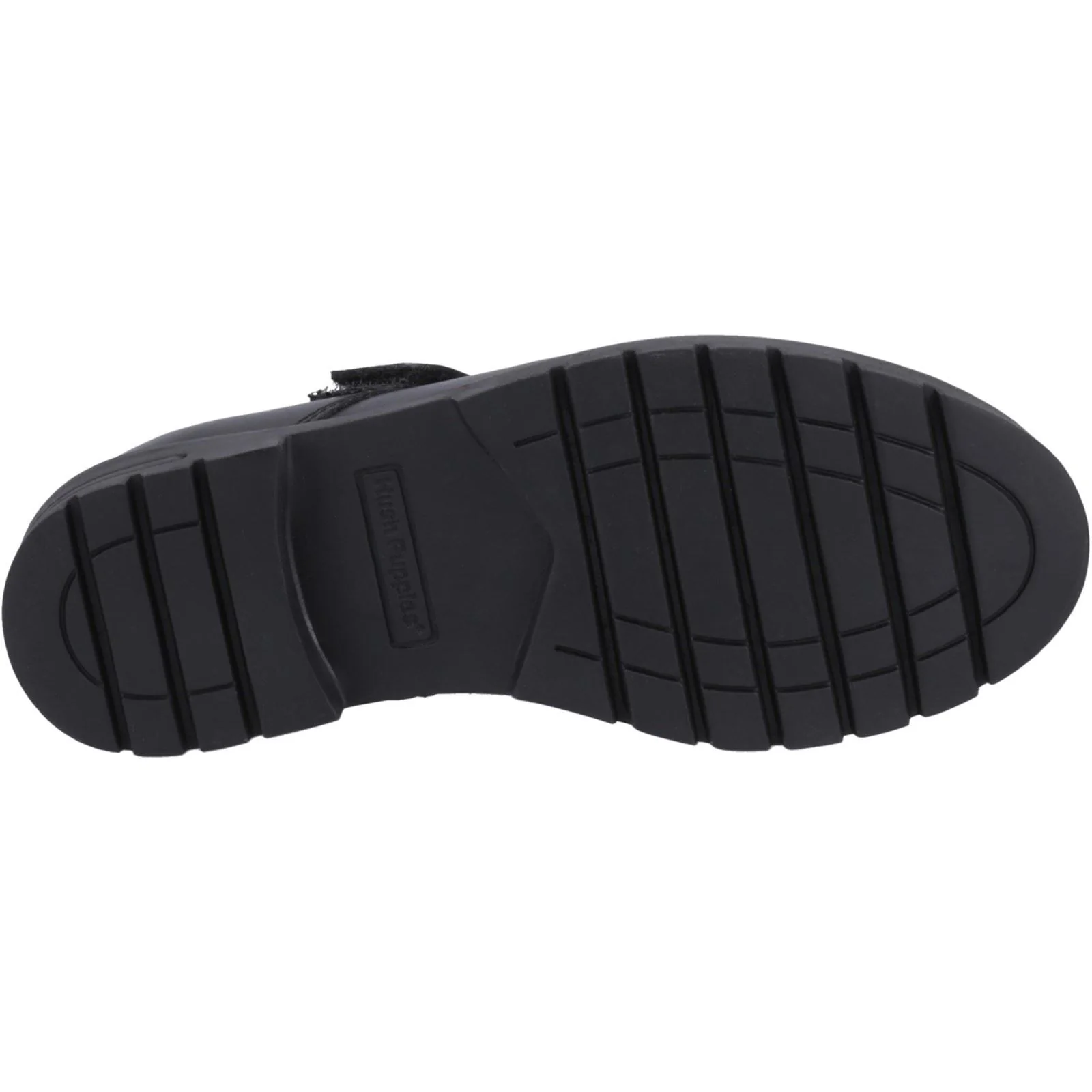 Hush Puppies Sabrina Leather Youth Black Shoes - Image 3