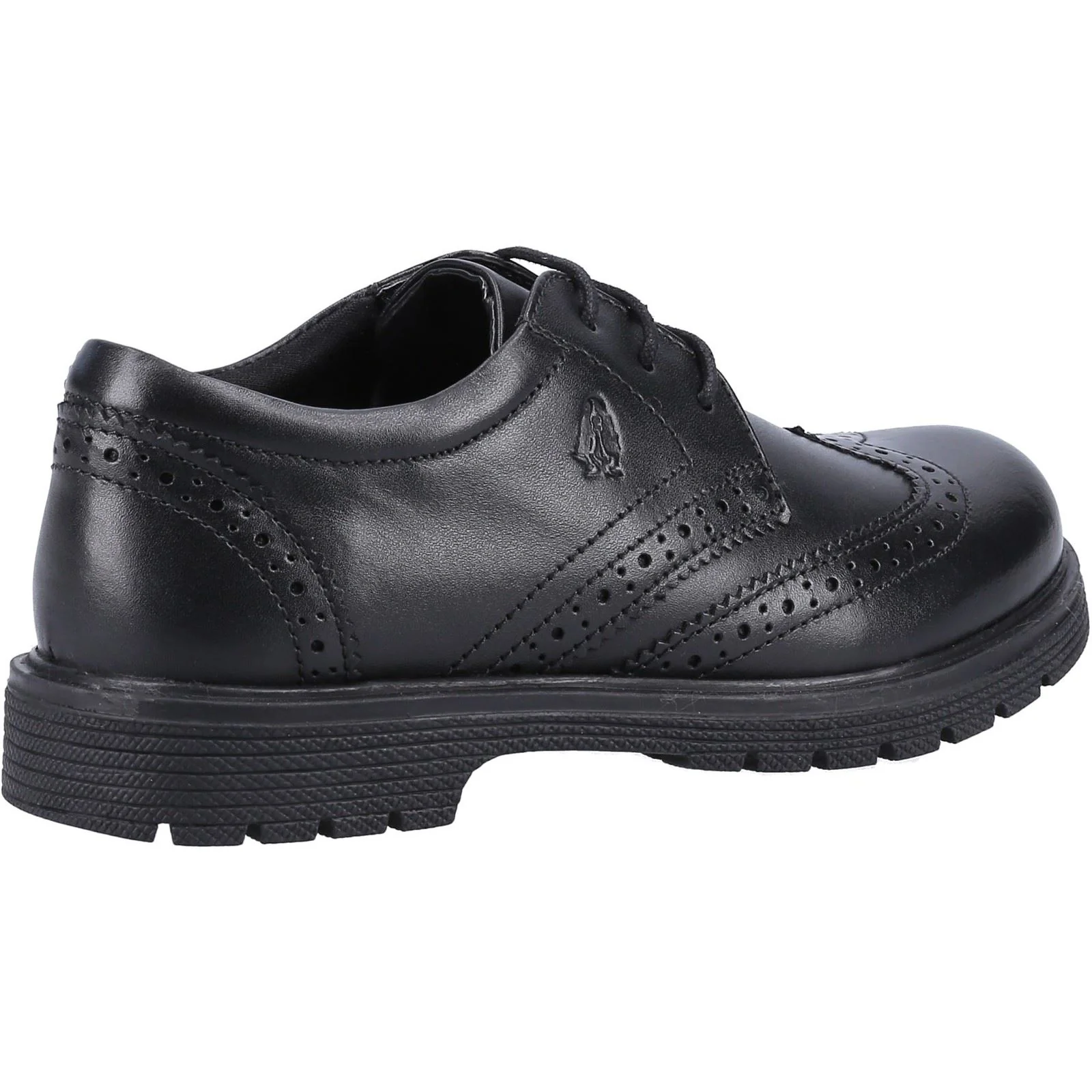 Hush Puppies Sally 2 Leather Women's Black Brogues - Image 2