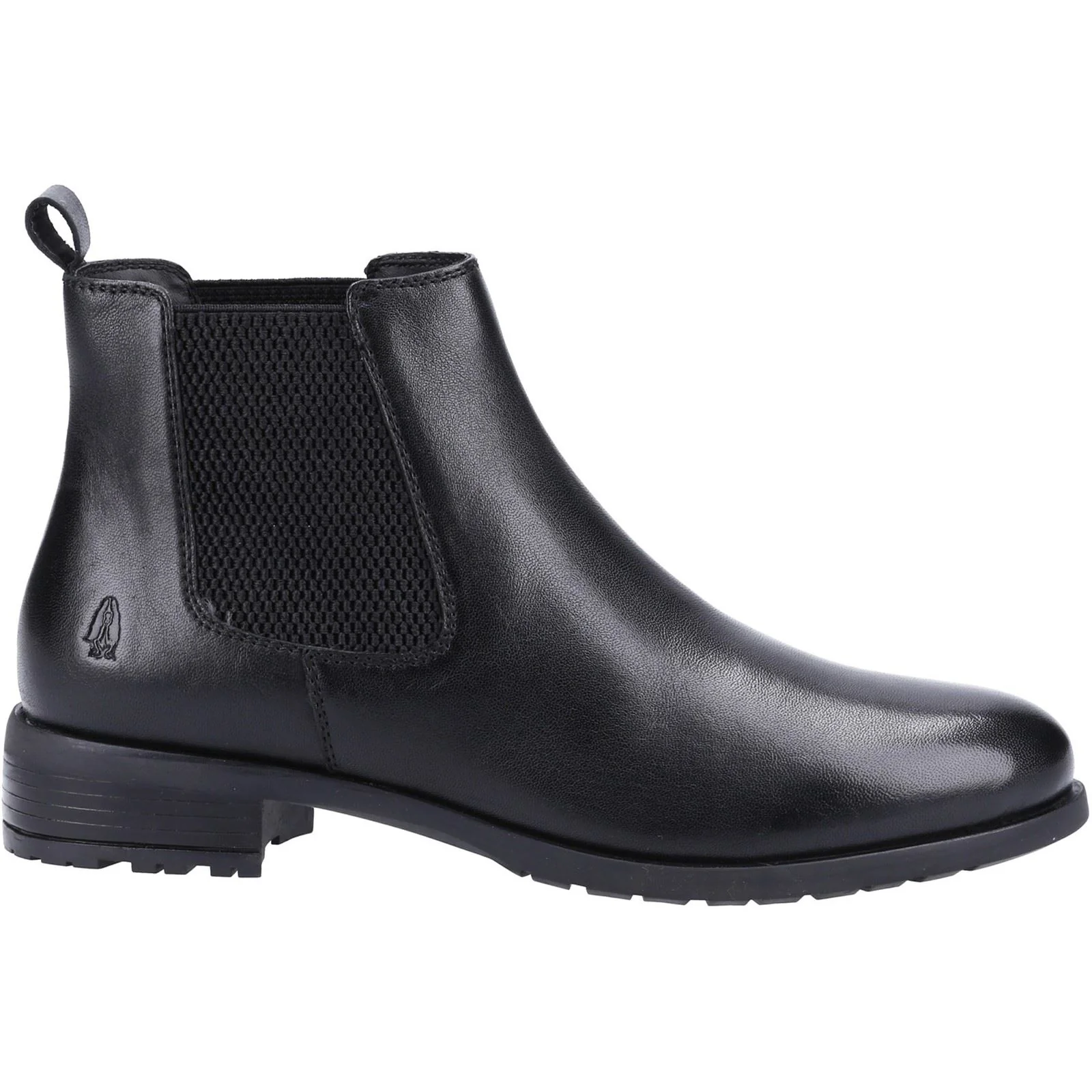 Hush Puppies Sammie Leather Women's Black Flat Chelsea Boots - Image 4