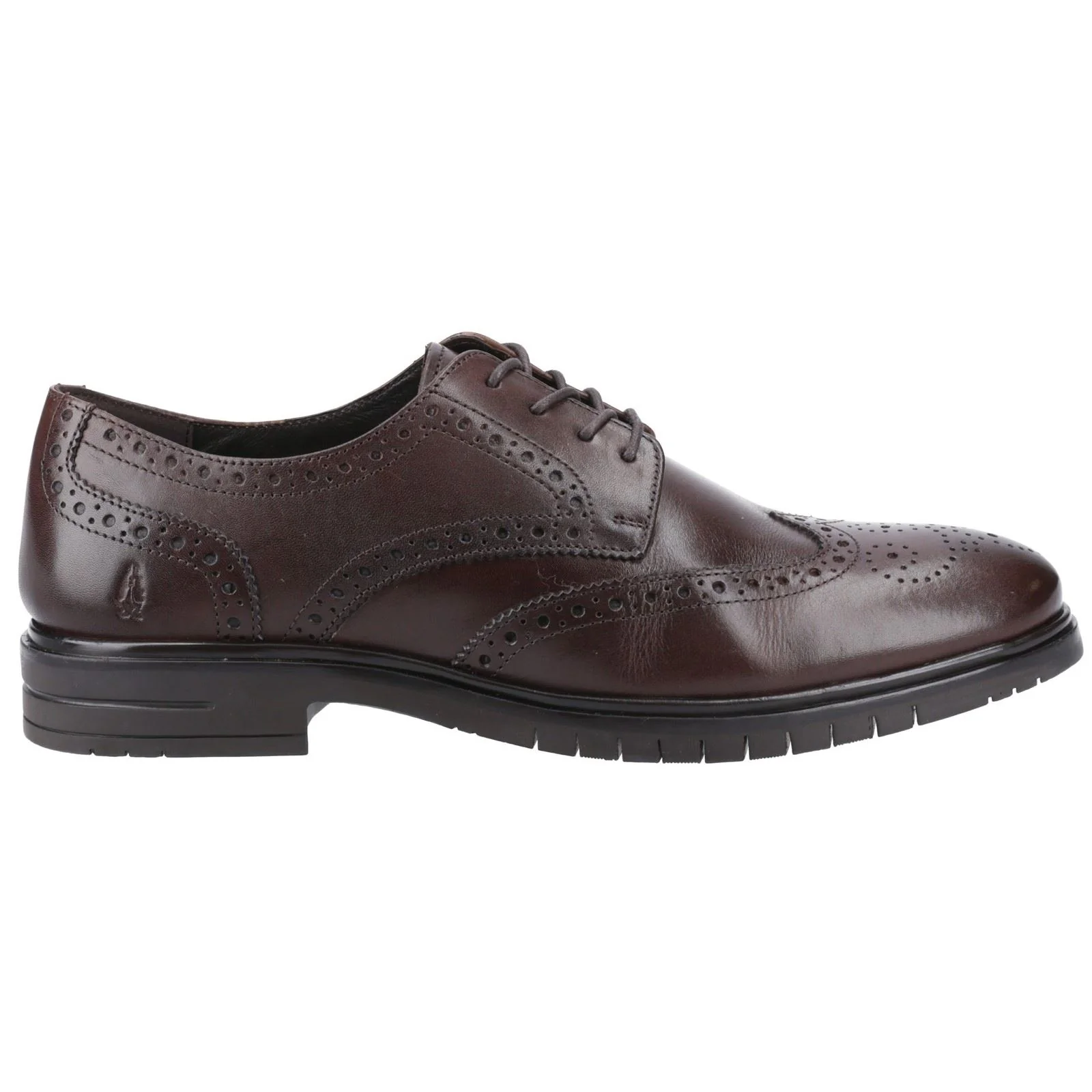 Hush Puppies Santiago Leather Men's Brown Brogues Shoes - Image 5