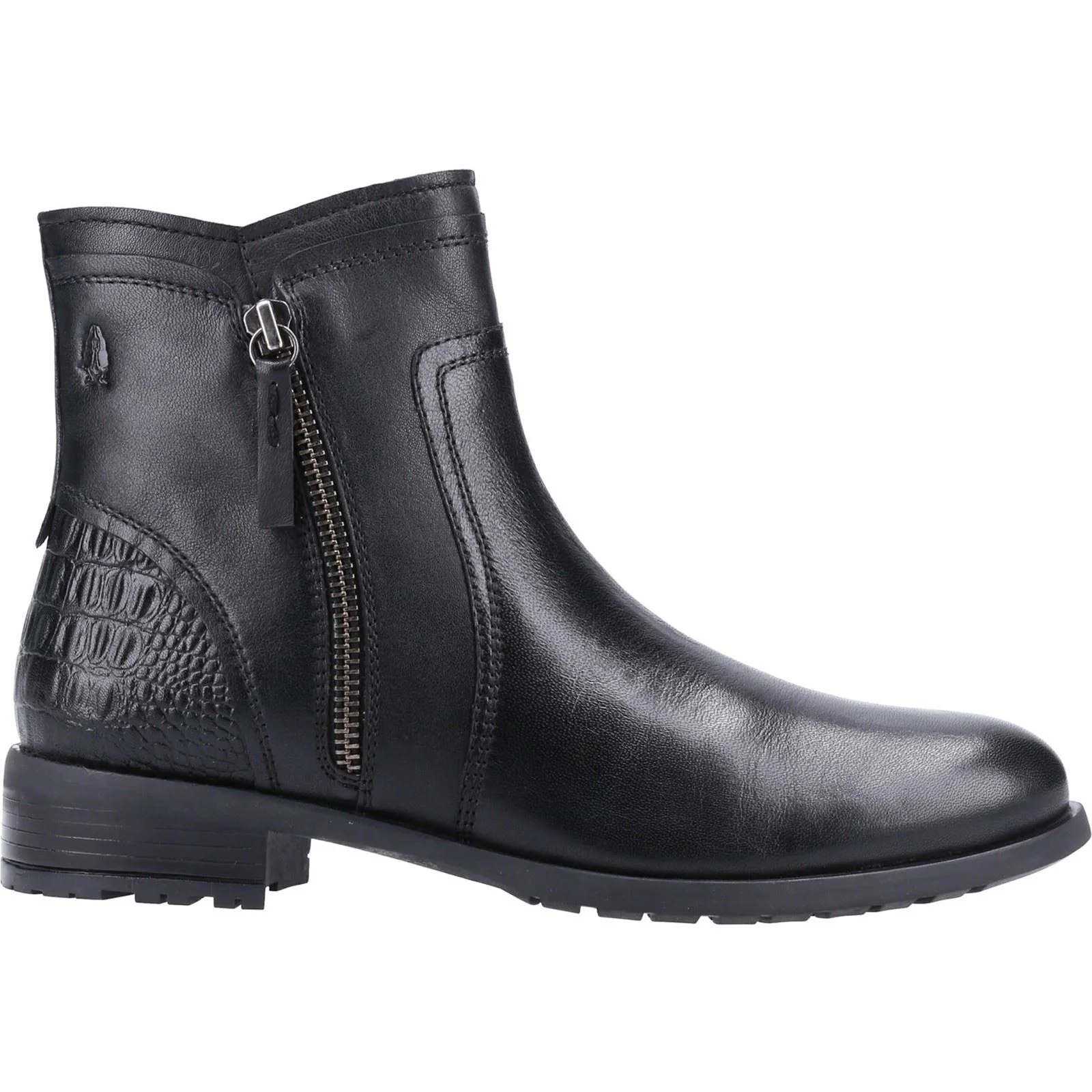 Hush Puppies Scarlett Leather Women's Black Boots - Image 4