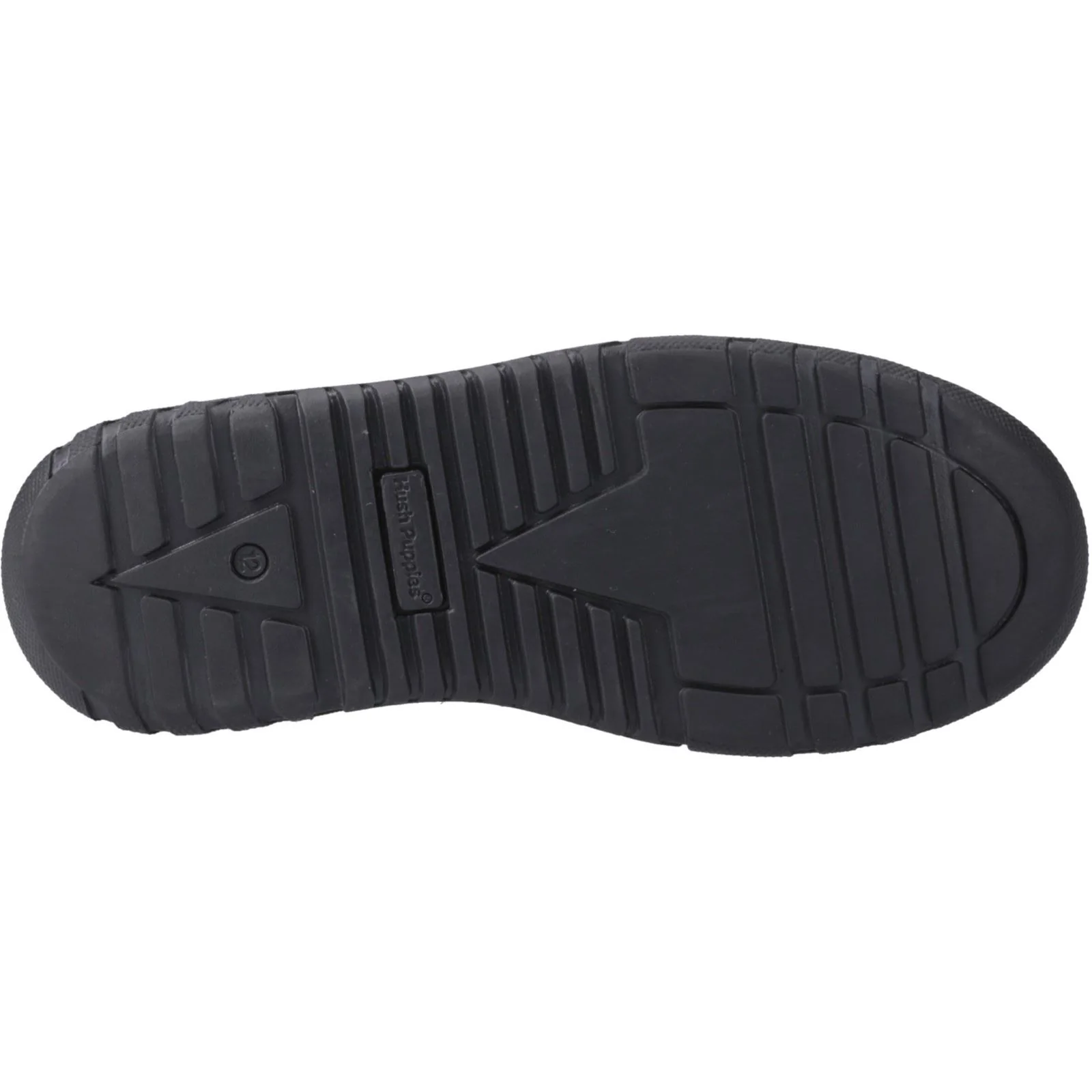 Hush Puppies Sergio Leather Junior Black Loafers - Image 3