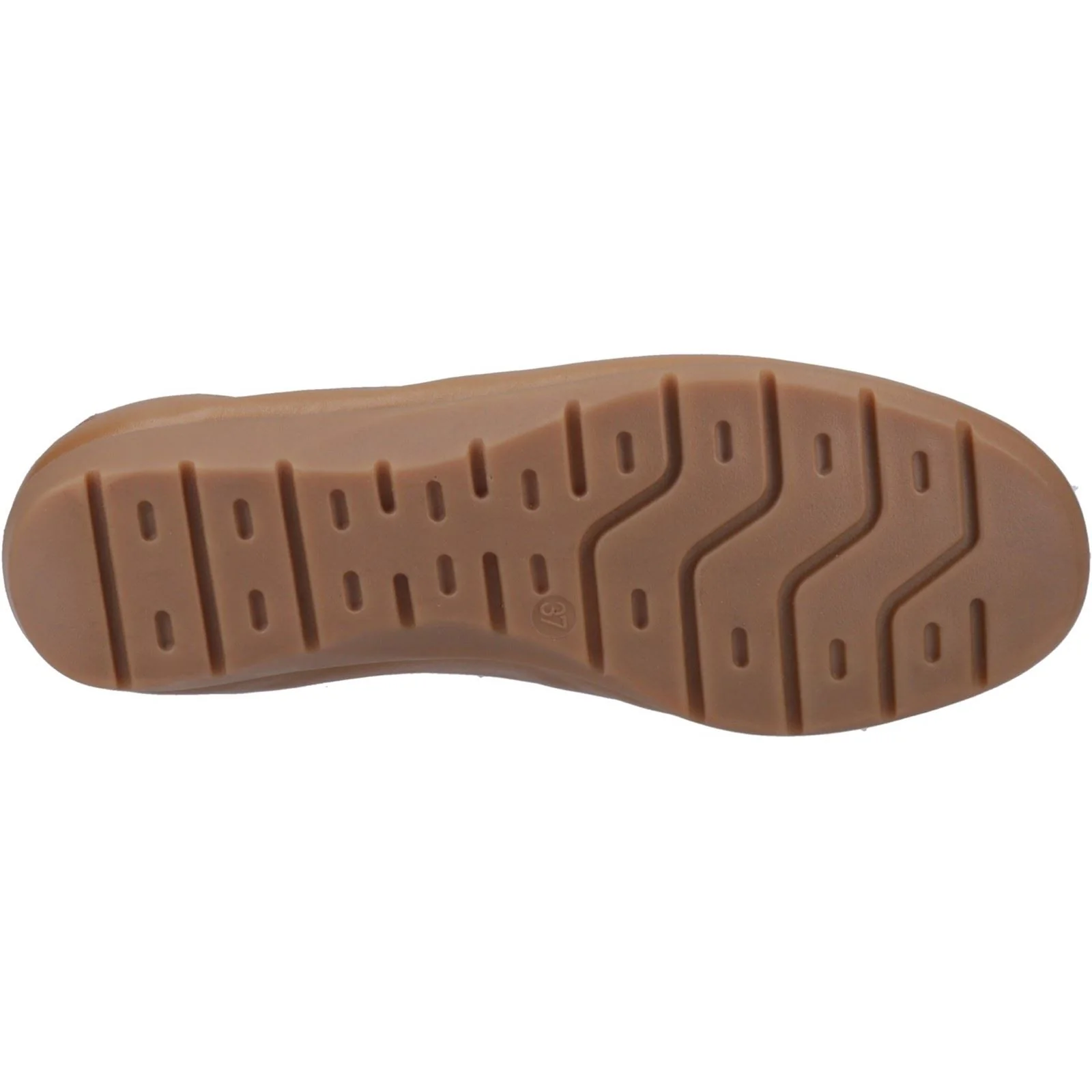 Hush Puppies Skylar Leather Women's Tan Flats - Image 3