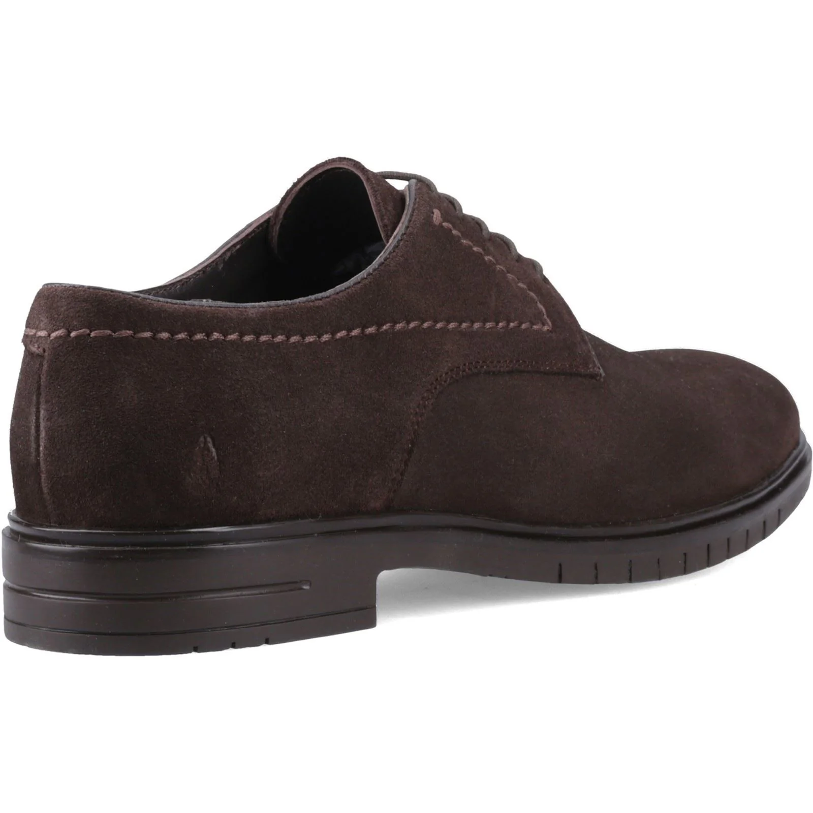 Hush Puppies Sterling Suede Shoe Leather Men's Chocolate Lace-Up Shoes - Image 2