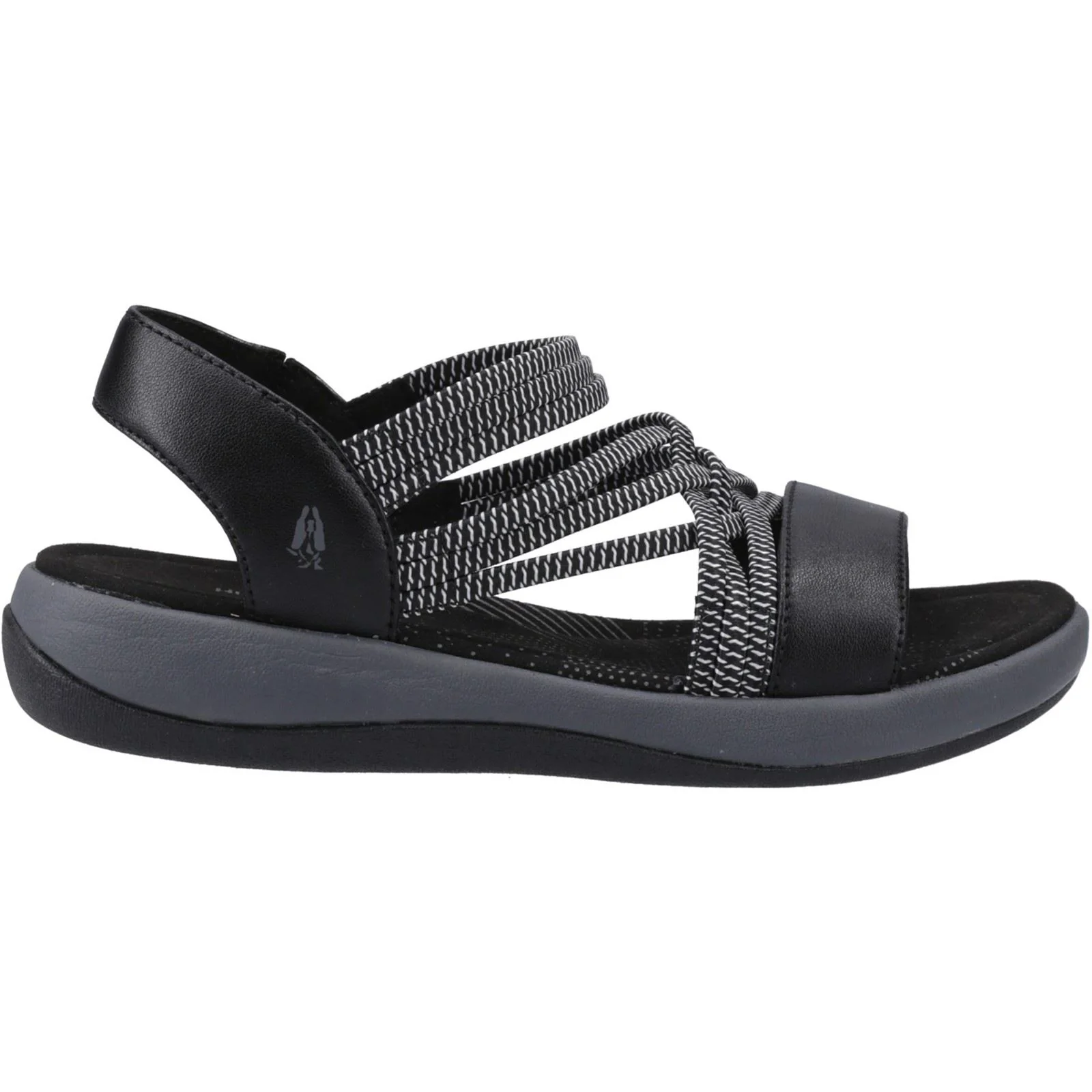 Hush Puppies Susanna Leather Women's Black Sandals - Image 5