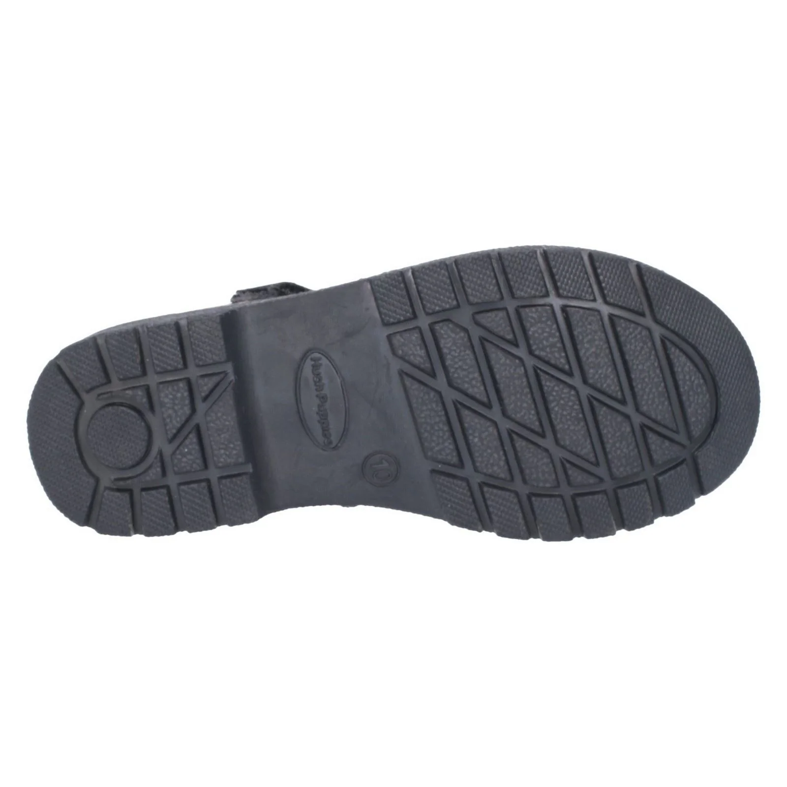 Hush Puppies Tally Junior Girls Black Leather Shoes - Image 3