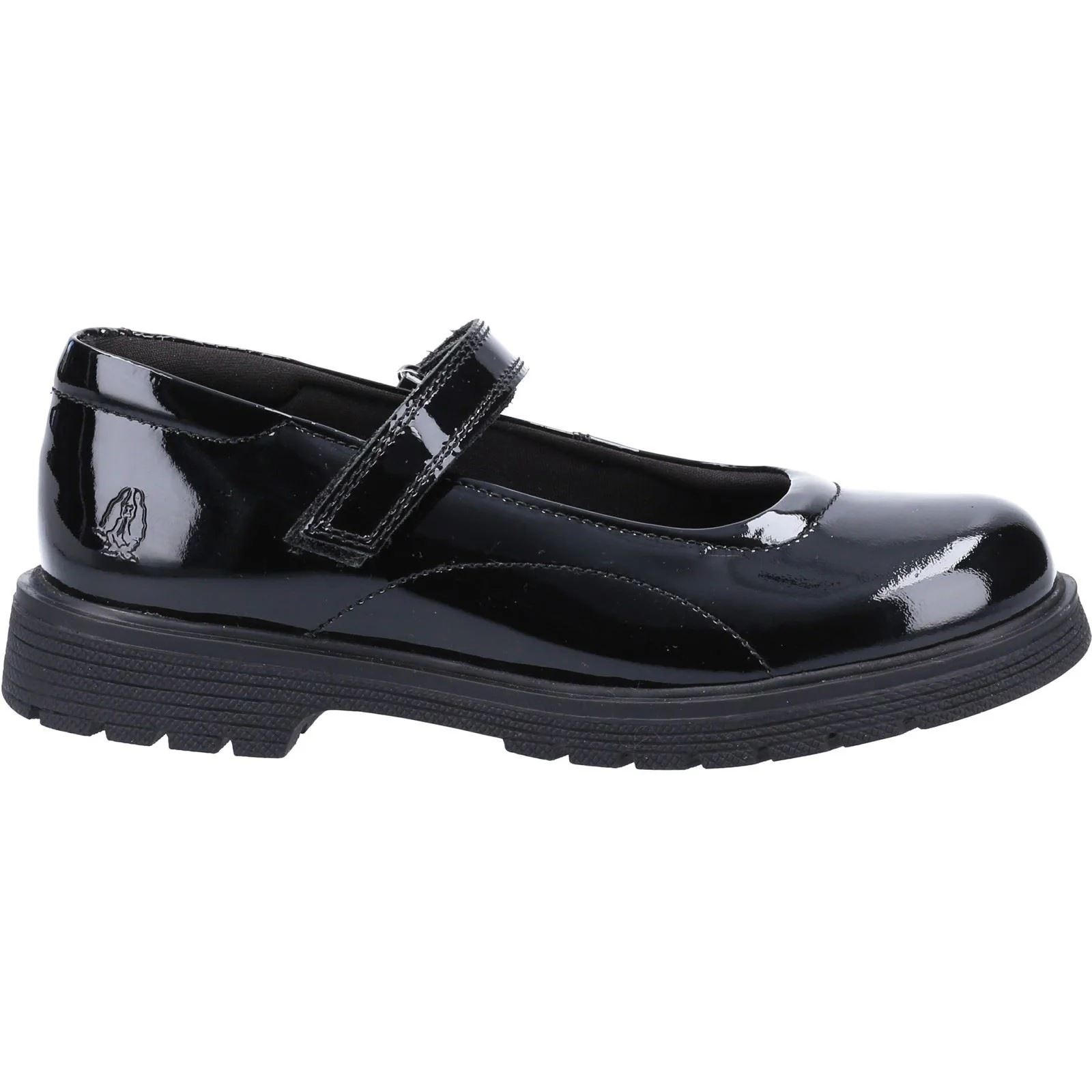 Hush Puppies Tally Junior Patent Leather Junior Patent Black Shoes - Image 4