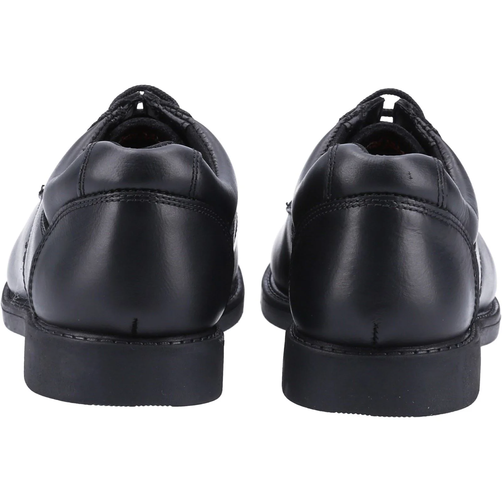 Hush Puppies Tim Junior Boys Black Leather Shoes - Image 7