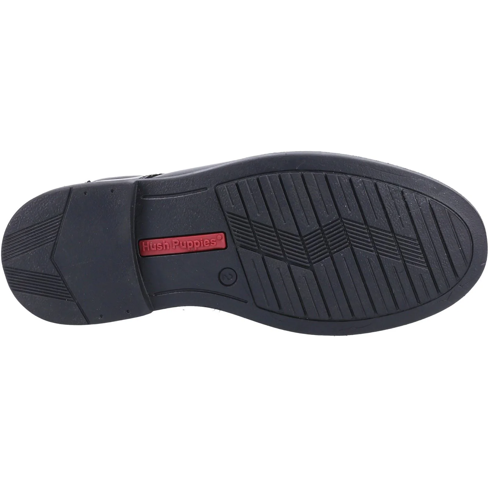 Hush Puppies Tim Youth Boys Black Leather Shoes - Image 4