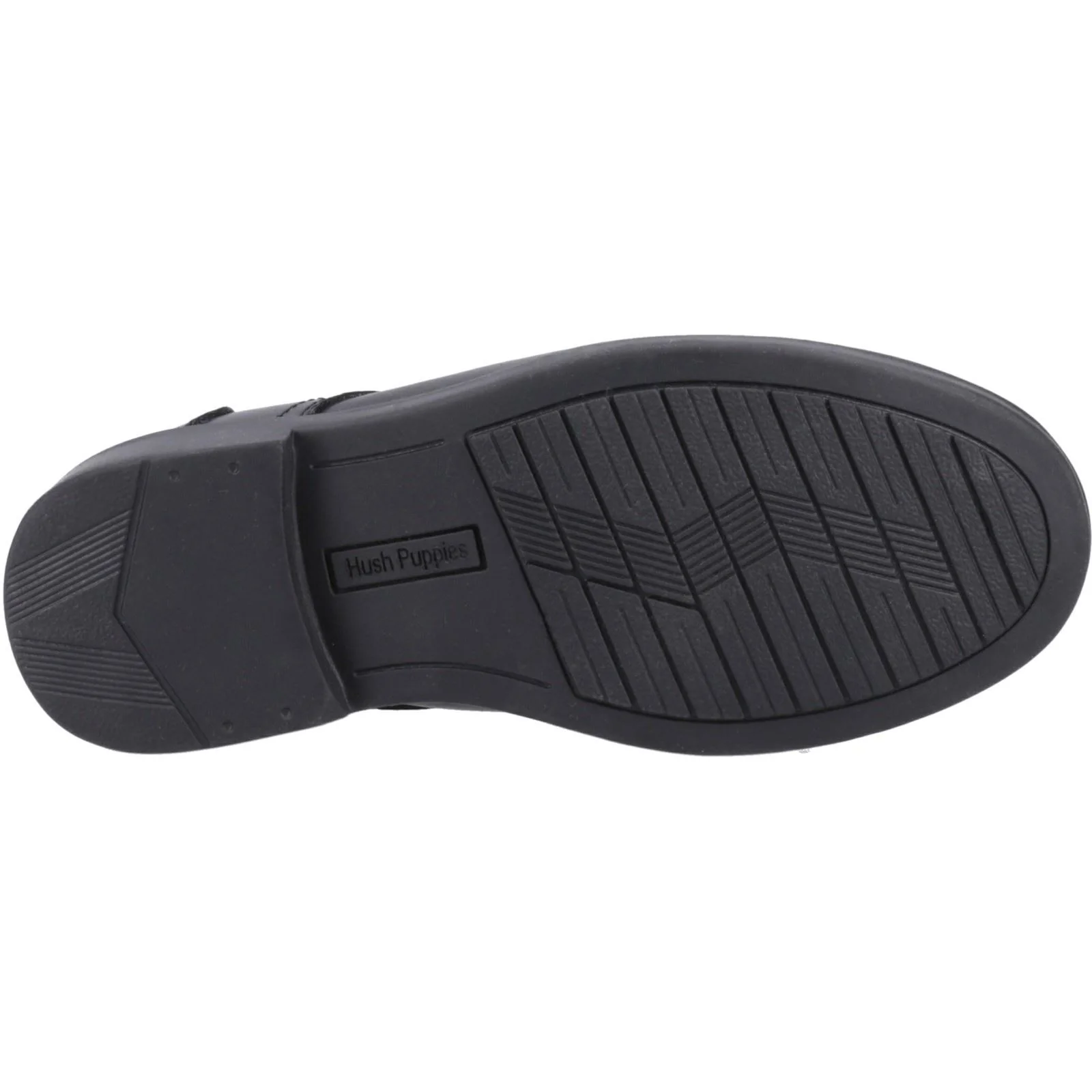 Hush Puppies Tommy Leather Black Shoes - Image 3