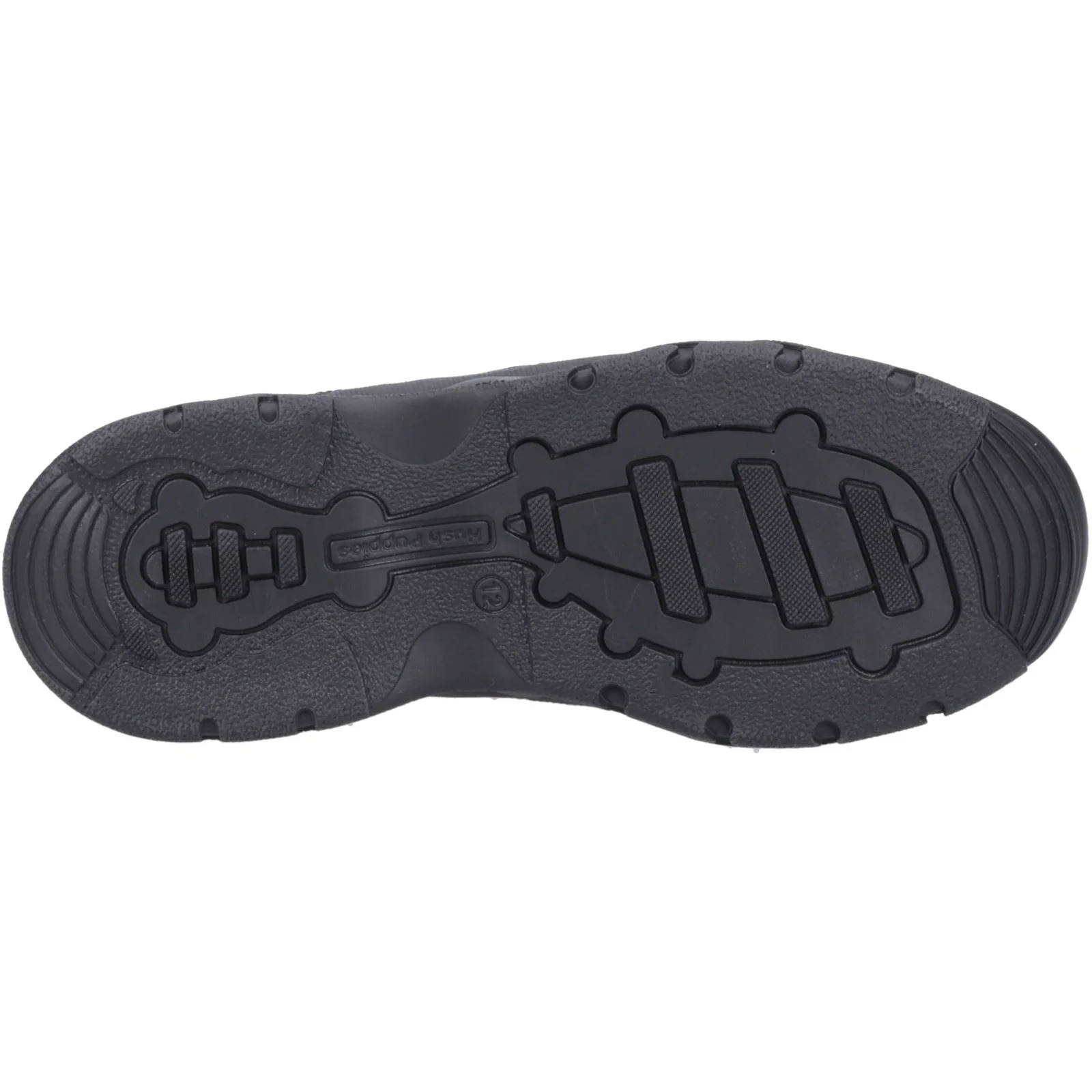 Hush Puppies Travis Leather Youth Black Lace-Up Shoes - Image 3
