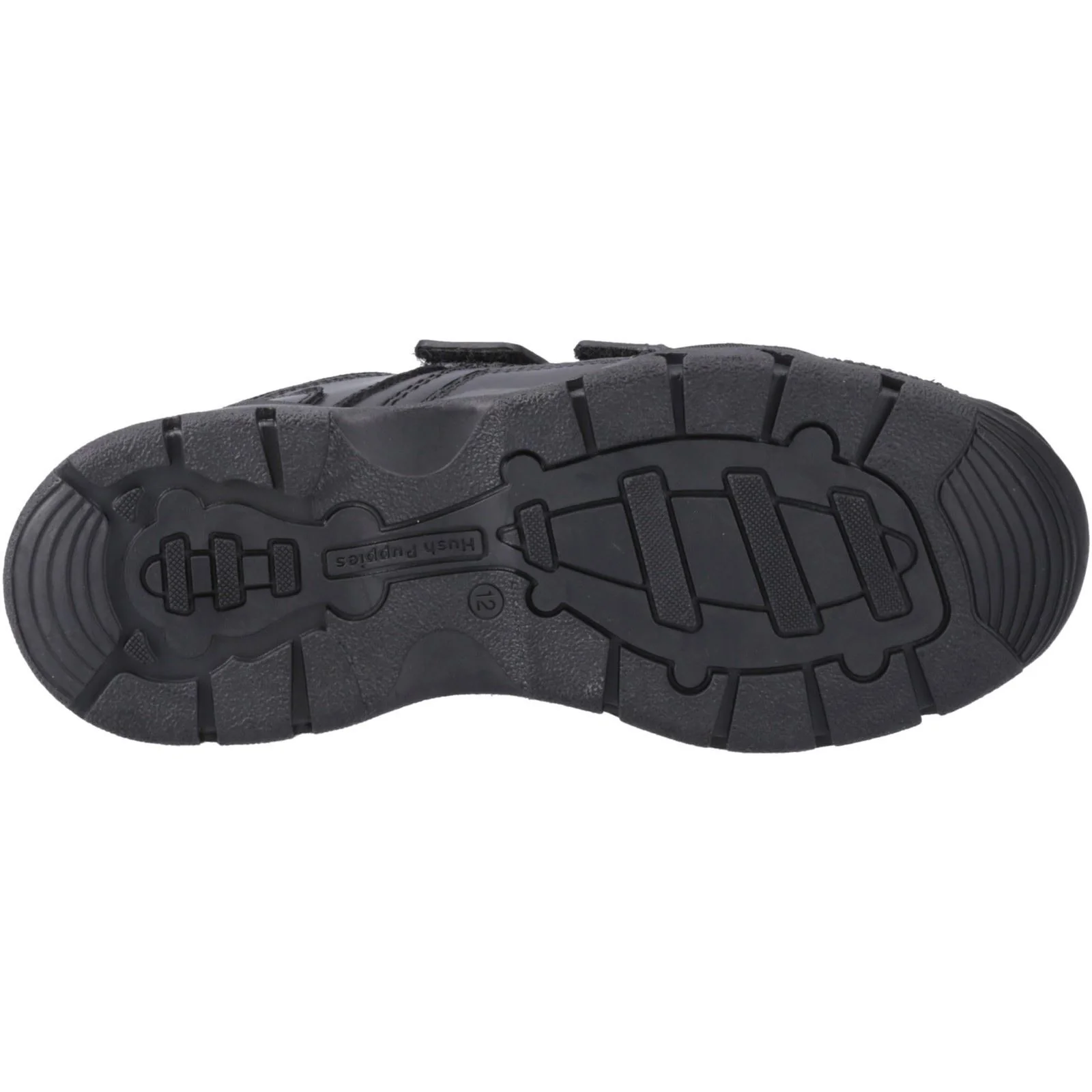 Hush Puppies Tristen Leather Junior Black Loafers - Image 3