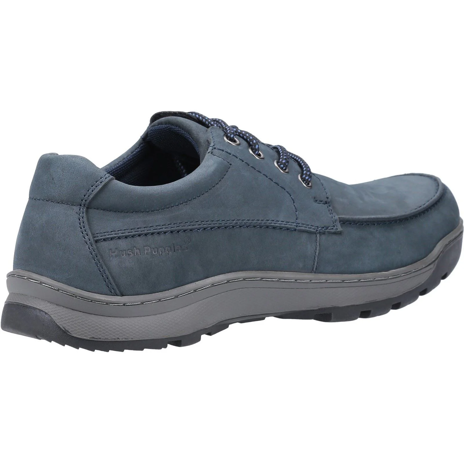 Hush Puppies Men's Tucker Lace Shoe in Navy Nubuck - Image 2