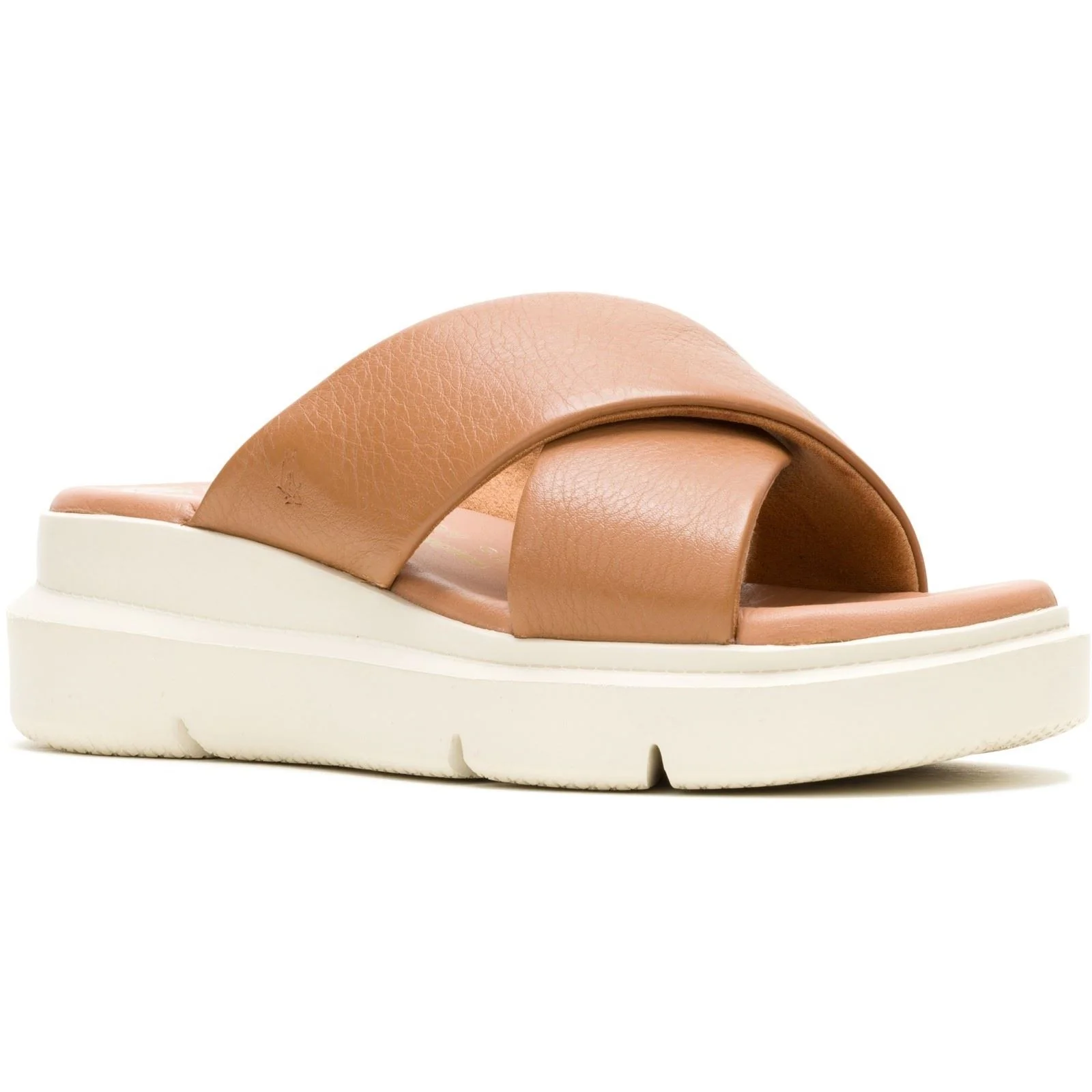 Hush Puppies Uplift Leather Women's Tan Sandals