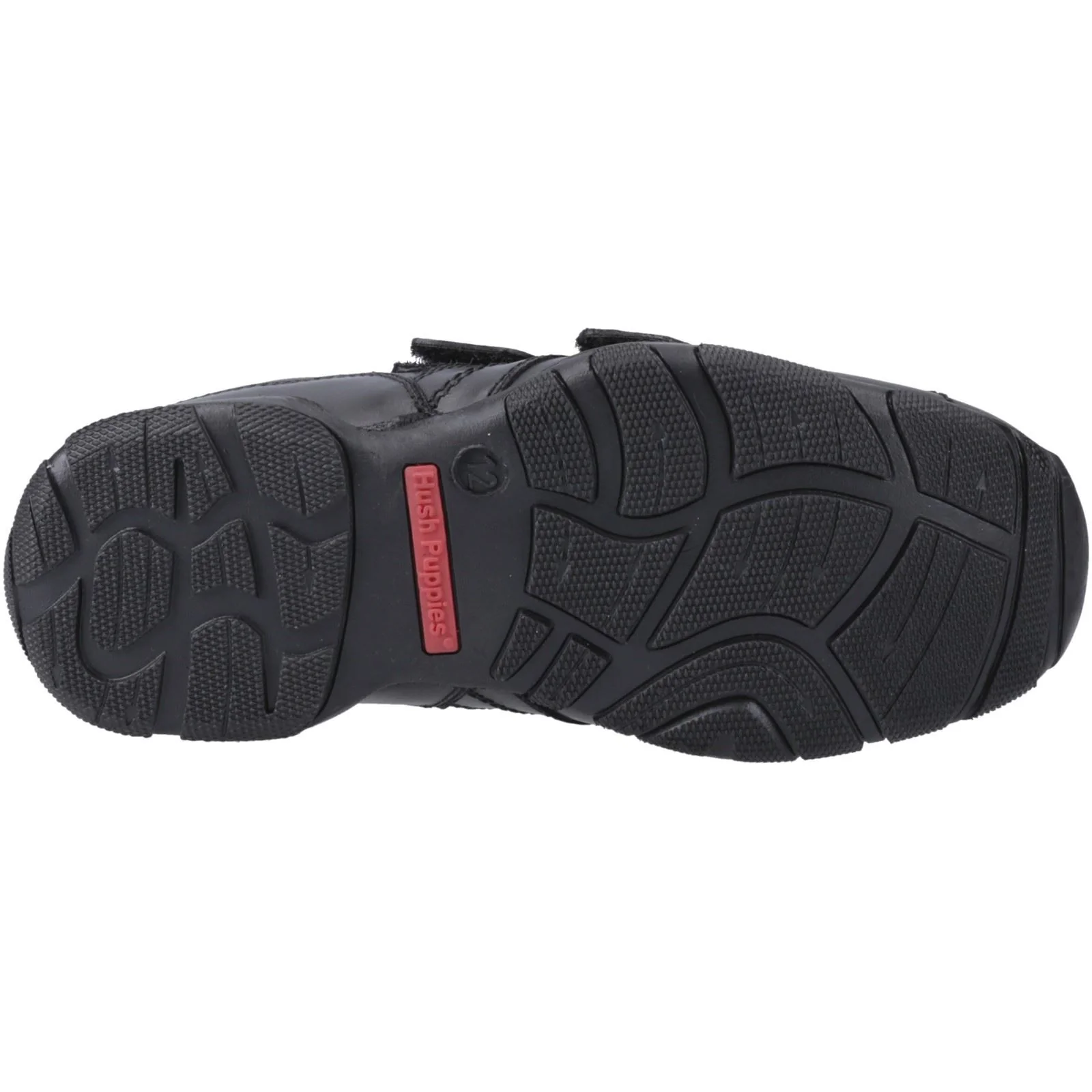 Hush Puppies Vance Leather Junior Black Loafers - Image 3