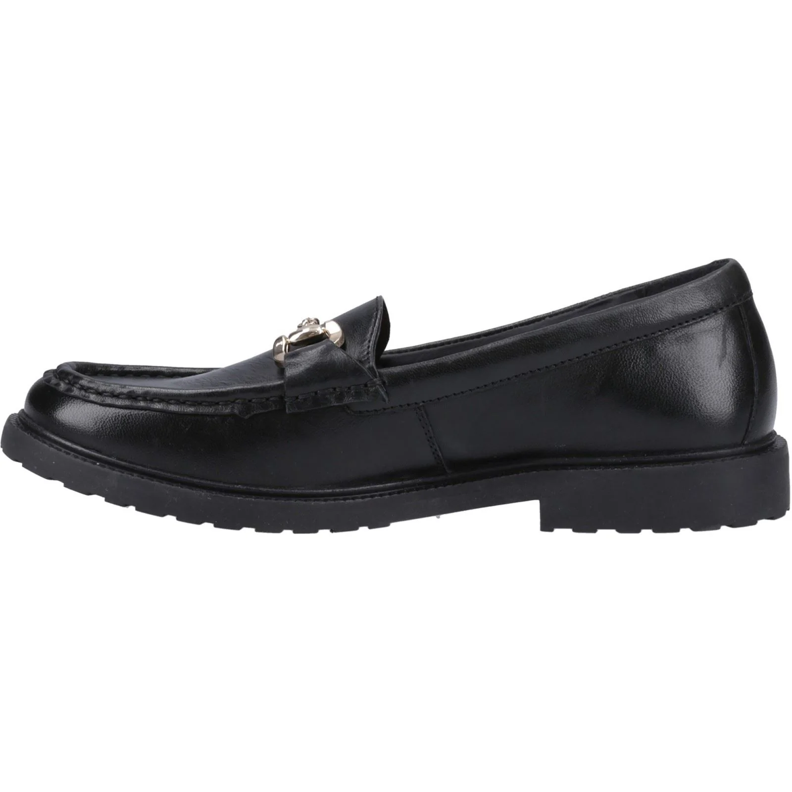Hush Puppies Verity Snaffle Leather Women's Black Loafers - Image 4