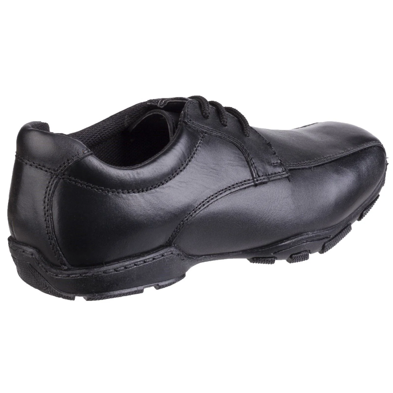 Hush Puppies Vincente Youth Boys Black Leather Loafers - Image 2