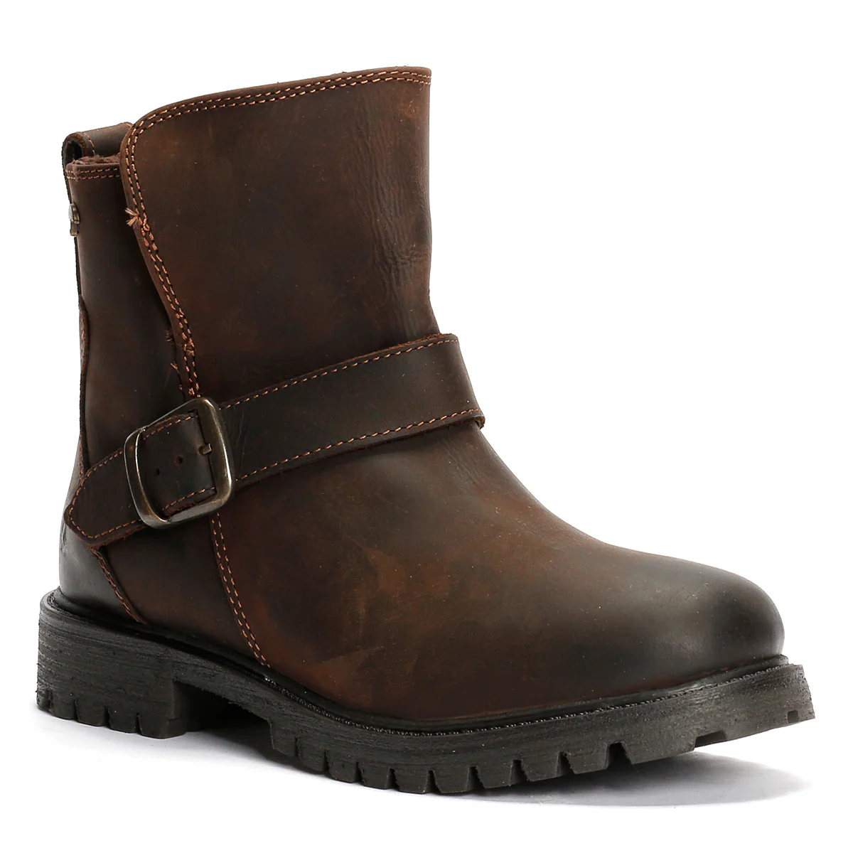 Hush Puppies Wakely Leather Women's Brown Boots - Image 2