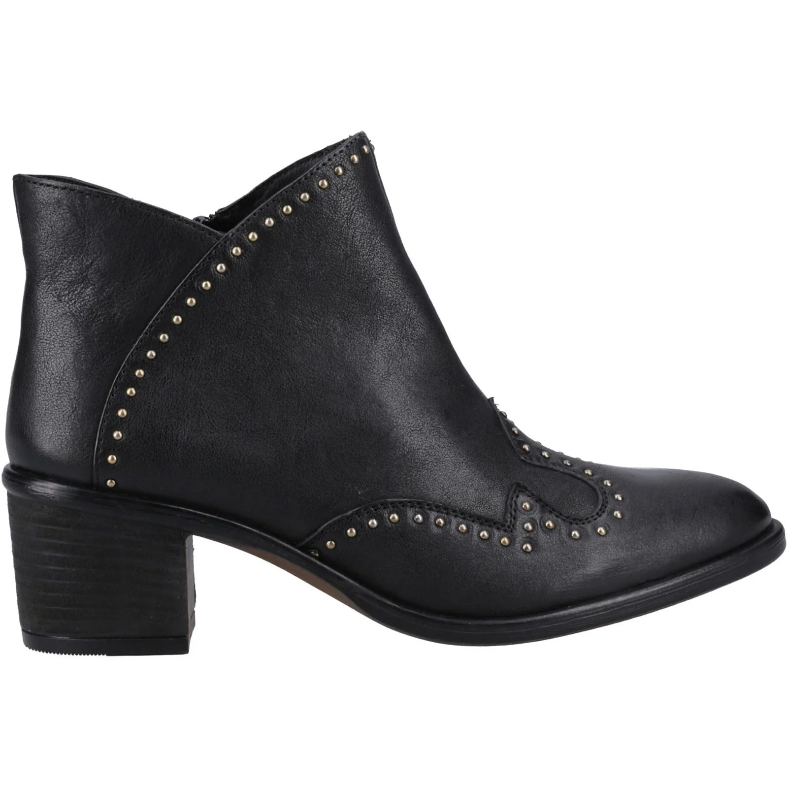 Hush Puppies Waverly Leather Women's Black Boots - Image 4