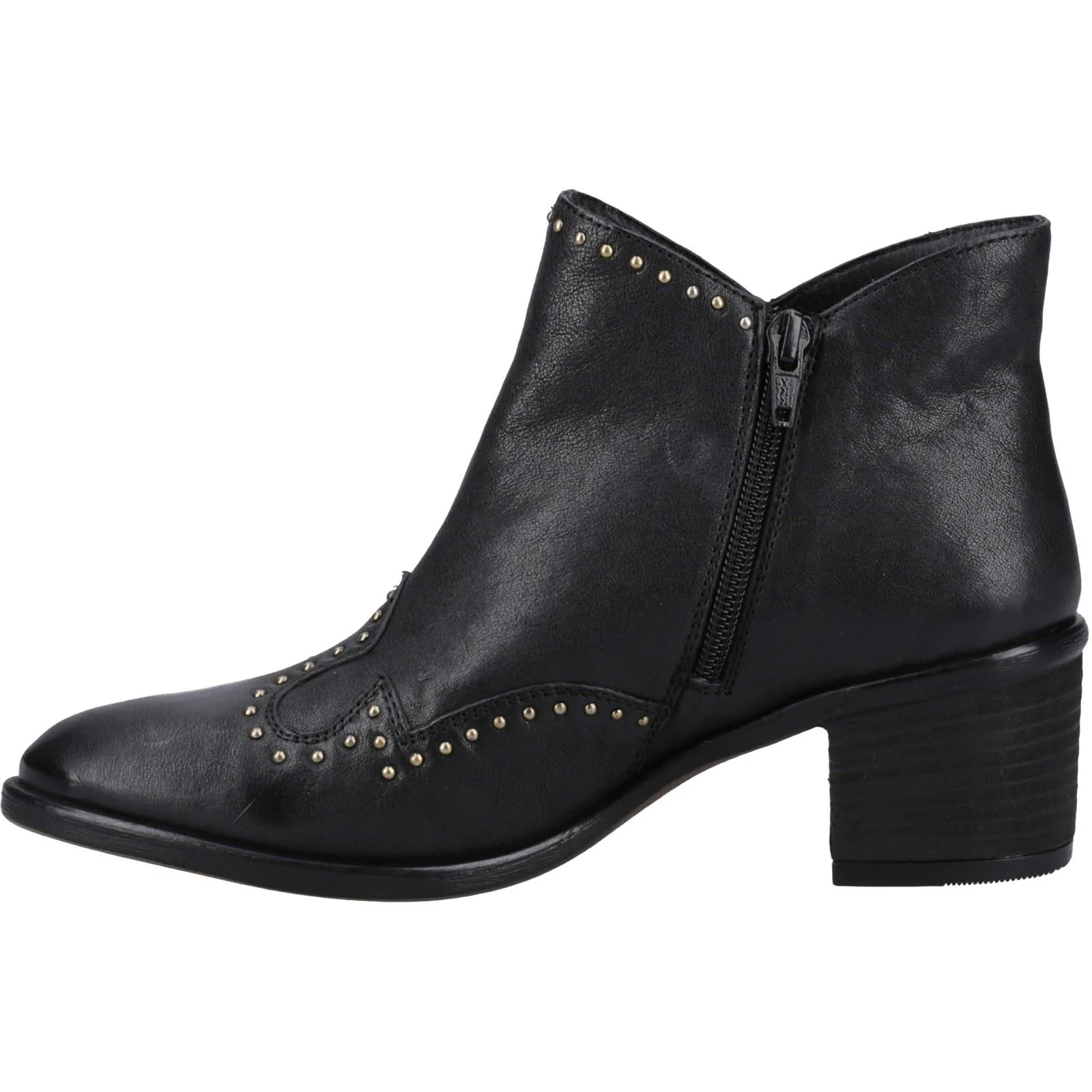 Hush Puppies Waverly Leather Women's Black Boots - Image 5