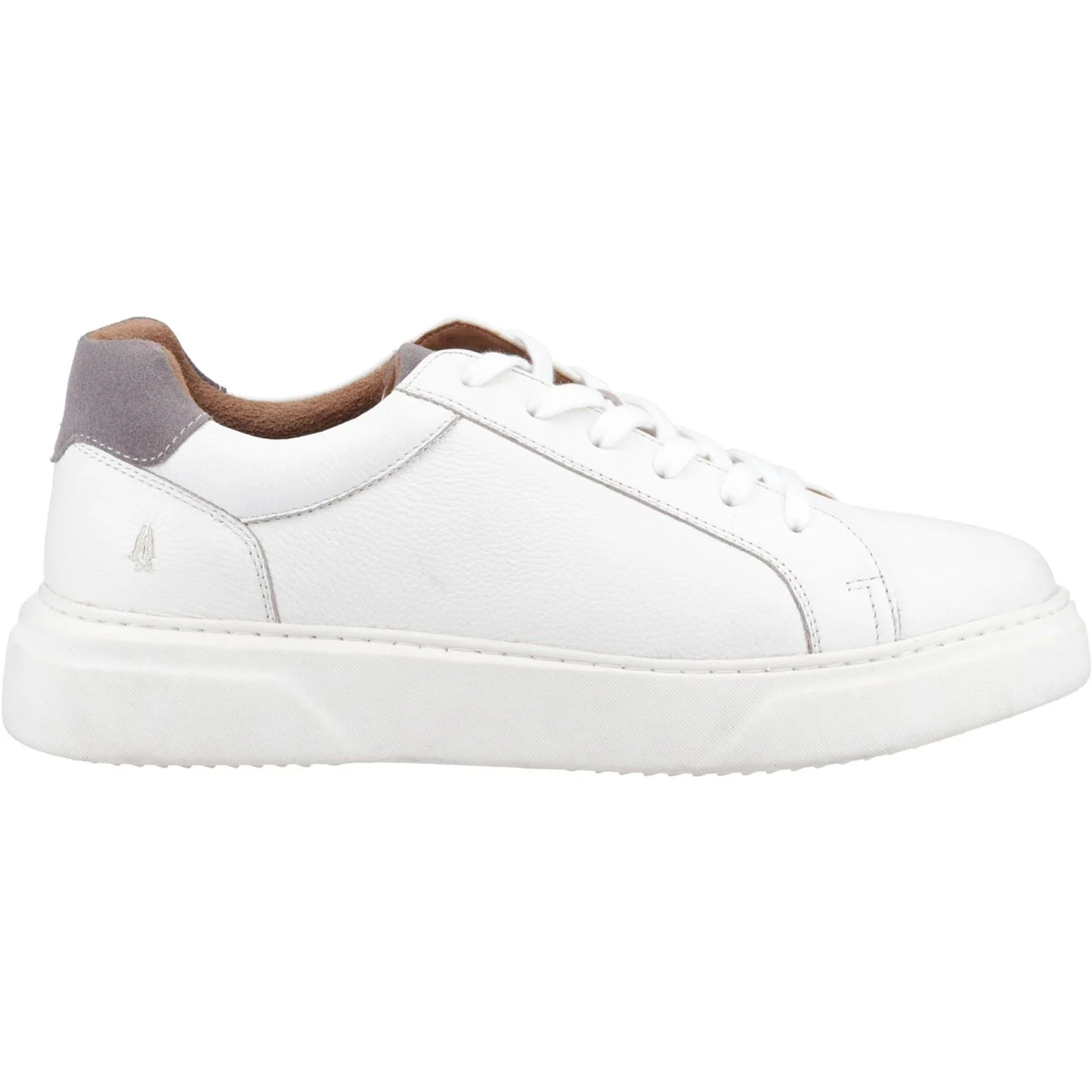 Hush Puppies Whelan Leather Men's White Trainers - Image 5