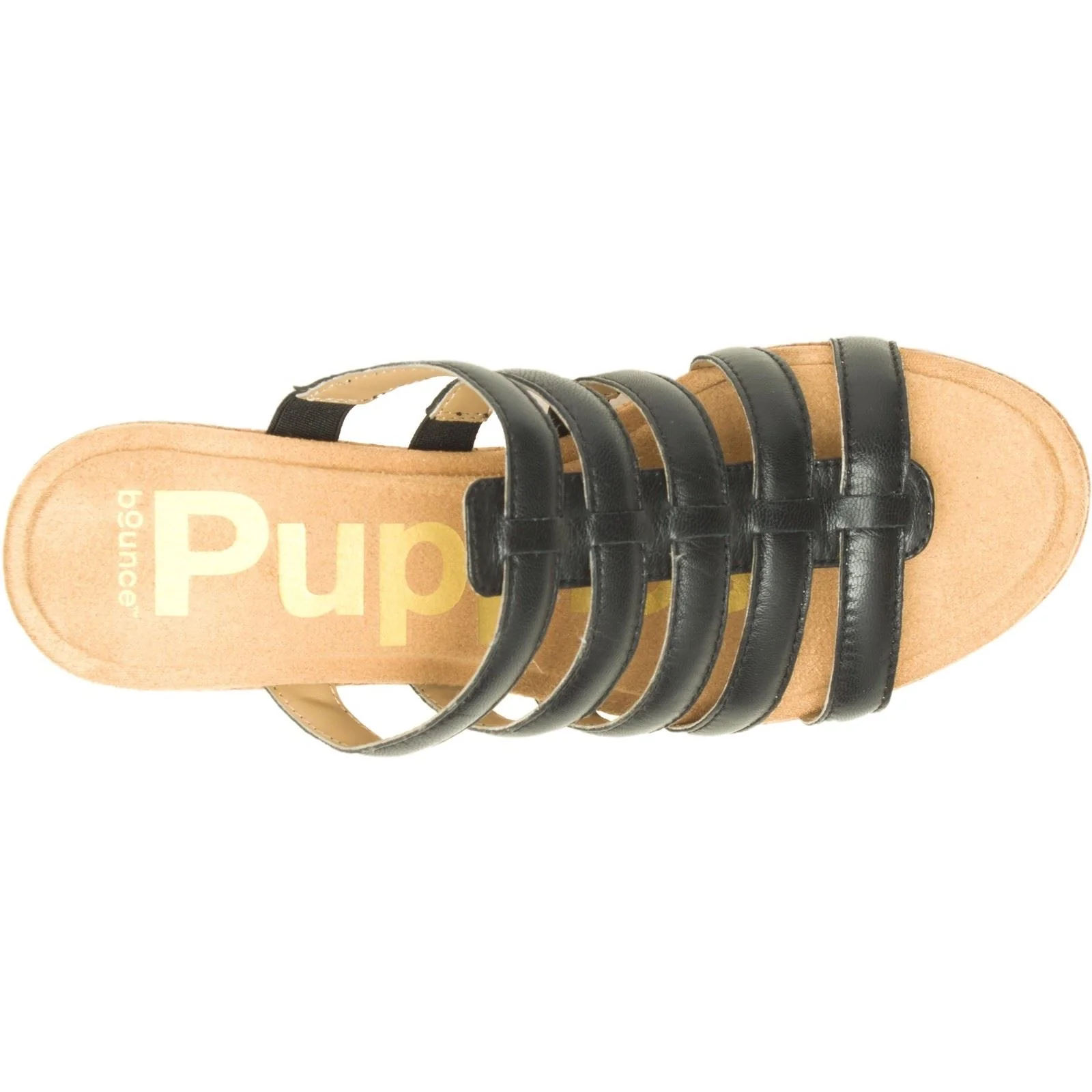 Hush Puppies Willow Slide Leather Women's Black Wedges - Image 4