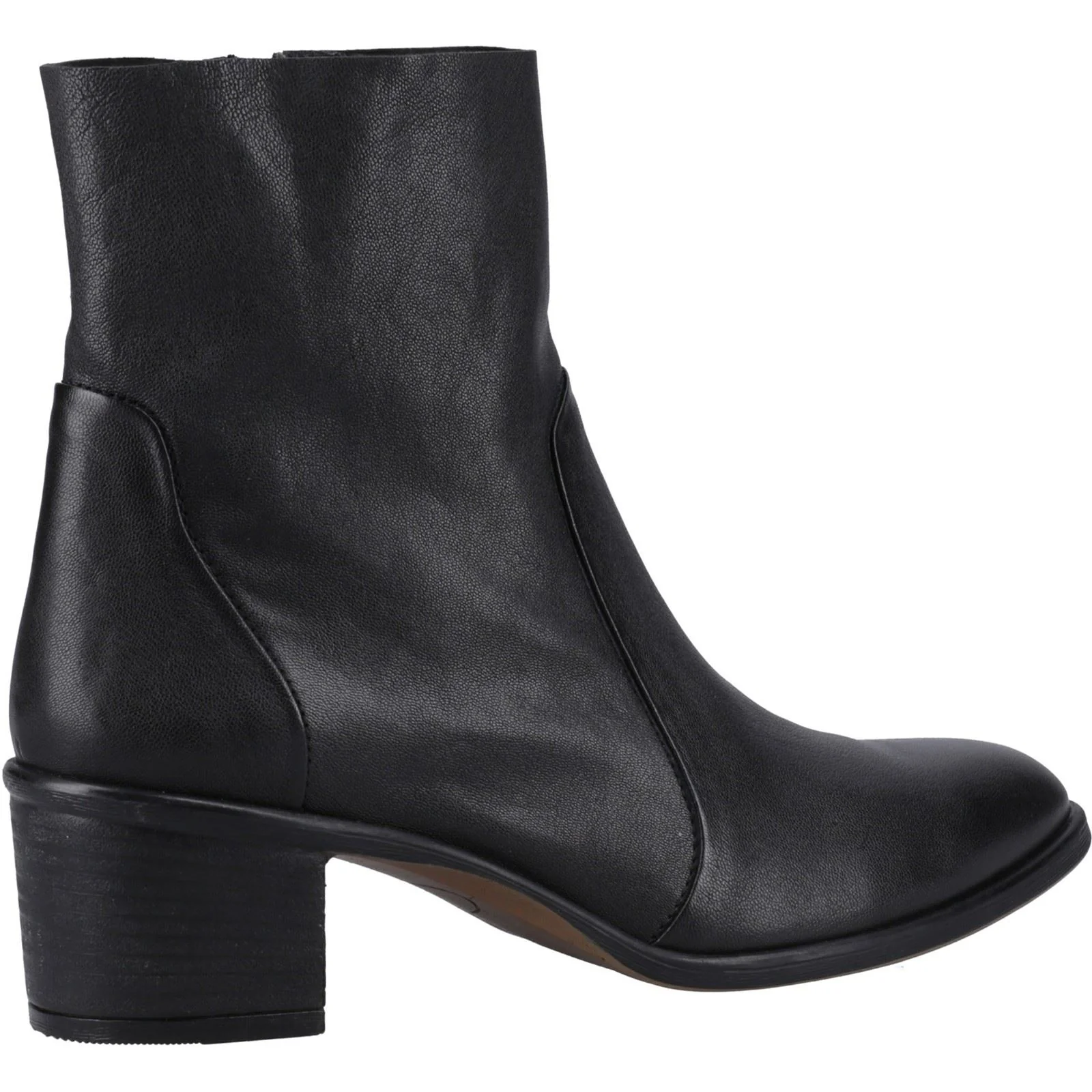 Hush Puppies Winona Leather Women's Black Boots - Image 2
