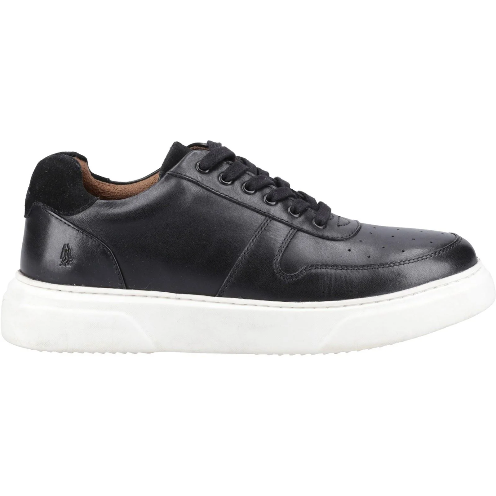 Hush Puppies Wyatt Leather Men's Black Trainers - Image 5