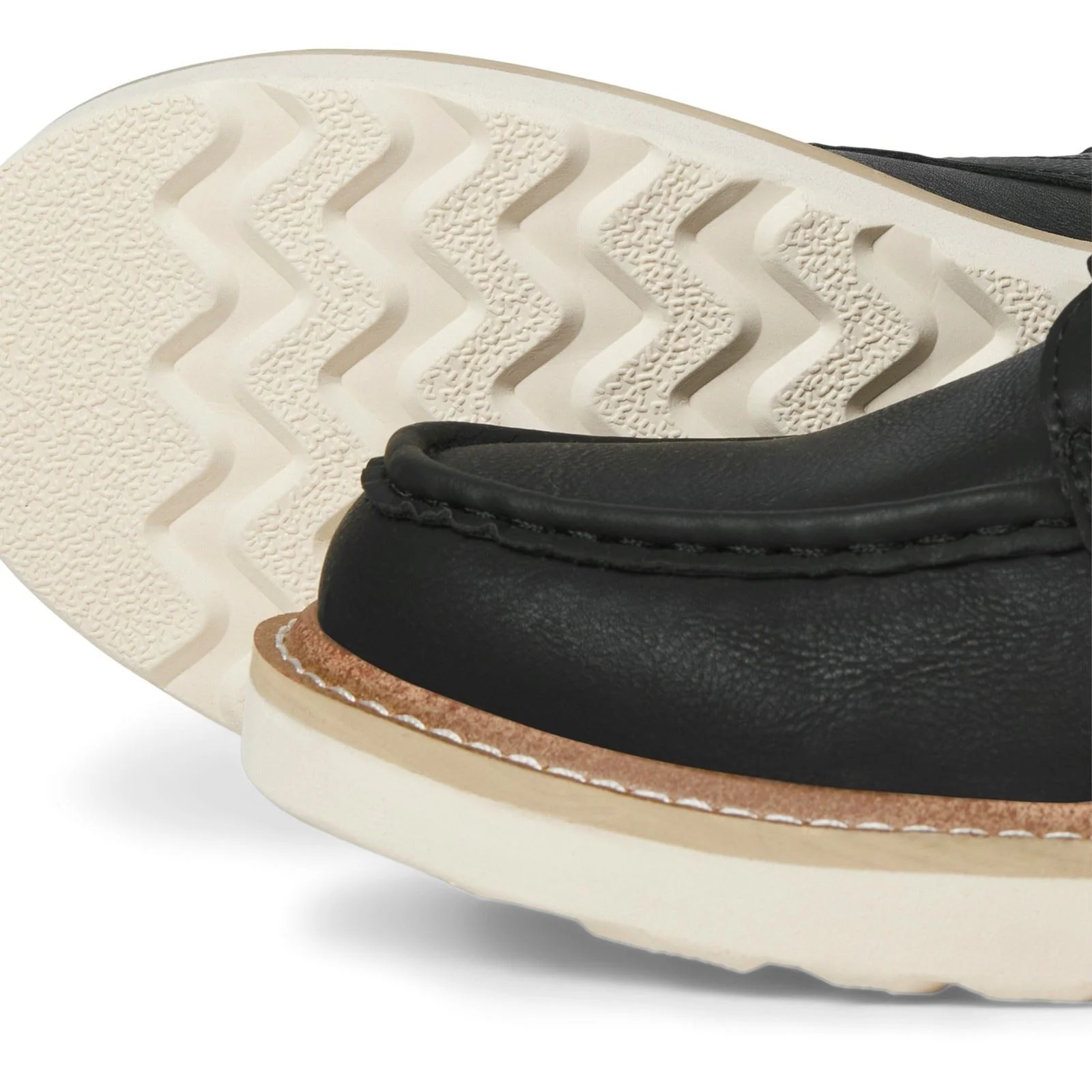 Jack & Jones Archway Moc Polyurethane Men's Anthracite Ankle Boots - Image 5