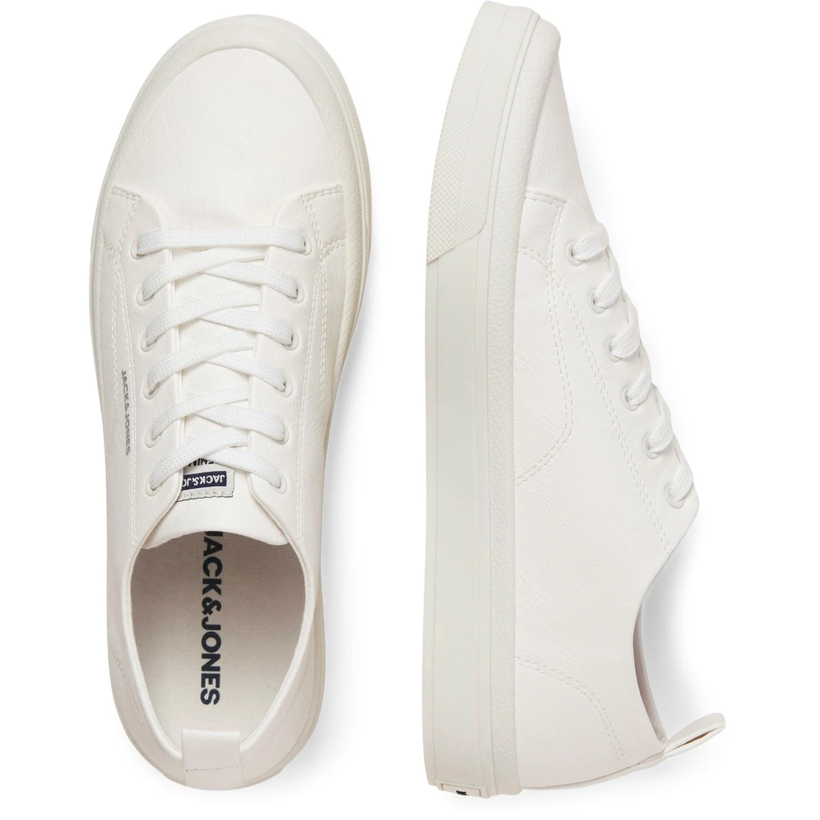 Jack & Jones Bayswater Men's Bright White Trainers - Image 3