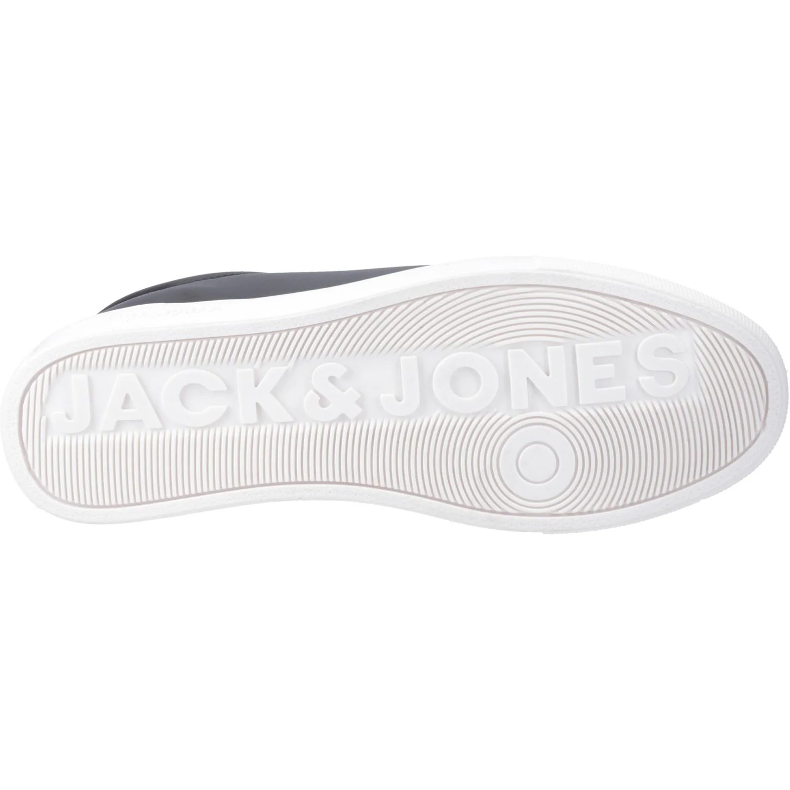 Jack & Jones Men's Galaxy Leather Trainer in Anthracite - Image 3