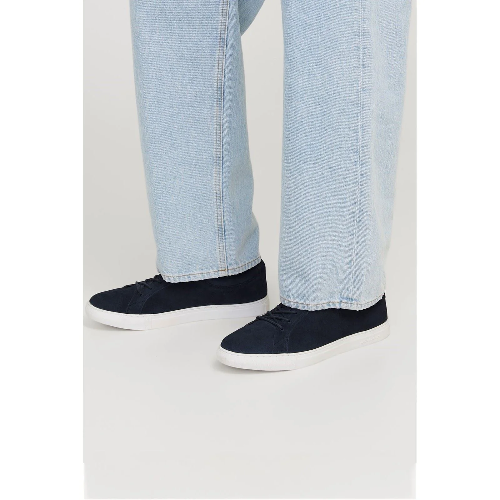 Jack & Jones Galaxy Suede Suede Men's Navy Blazer Trainers - Image 7