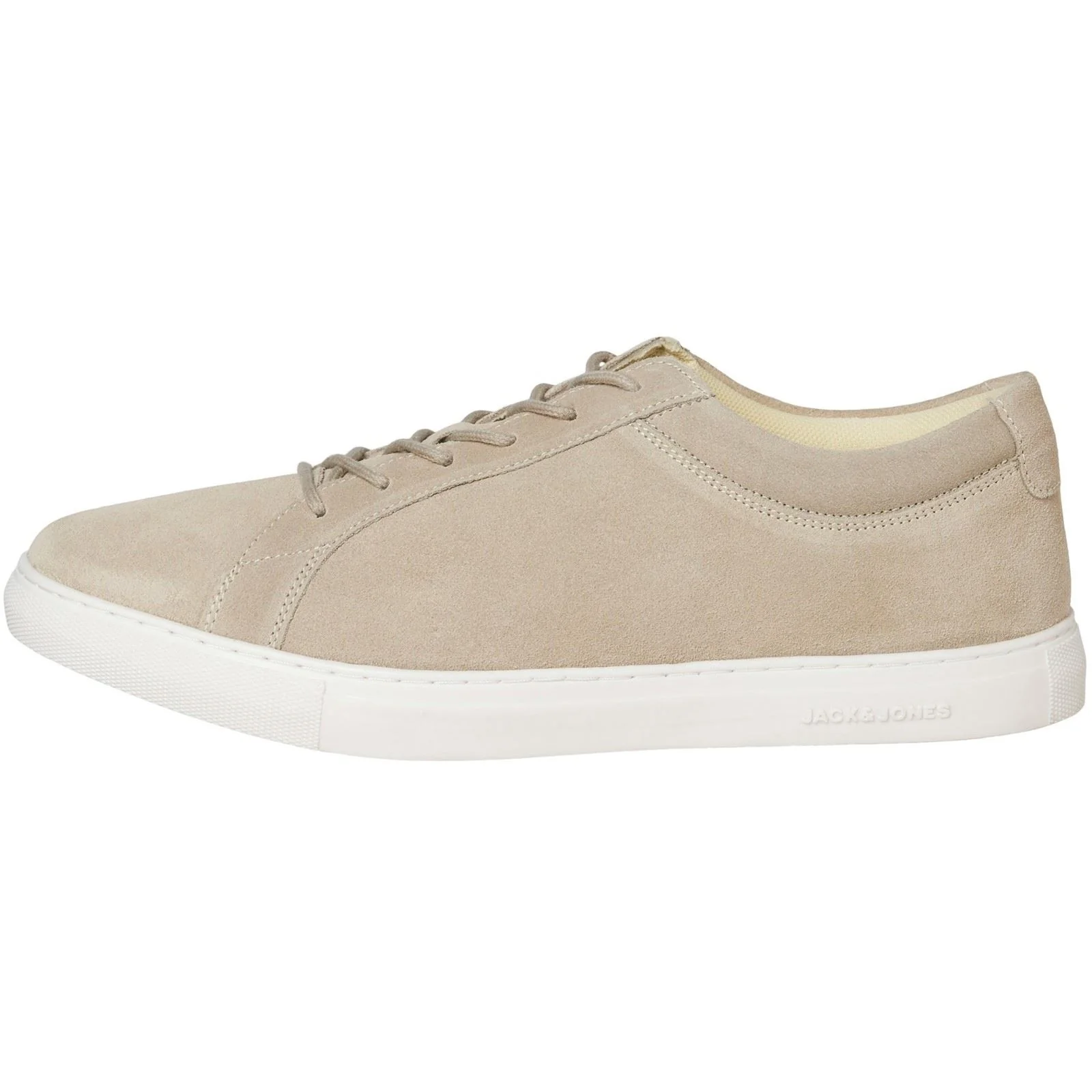 Jack & Jones Galaxy Suede Suede Men's Plaza Taupe Trainers - Image 4
