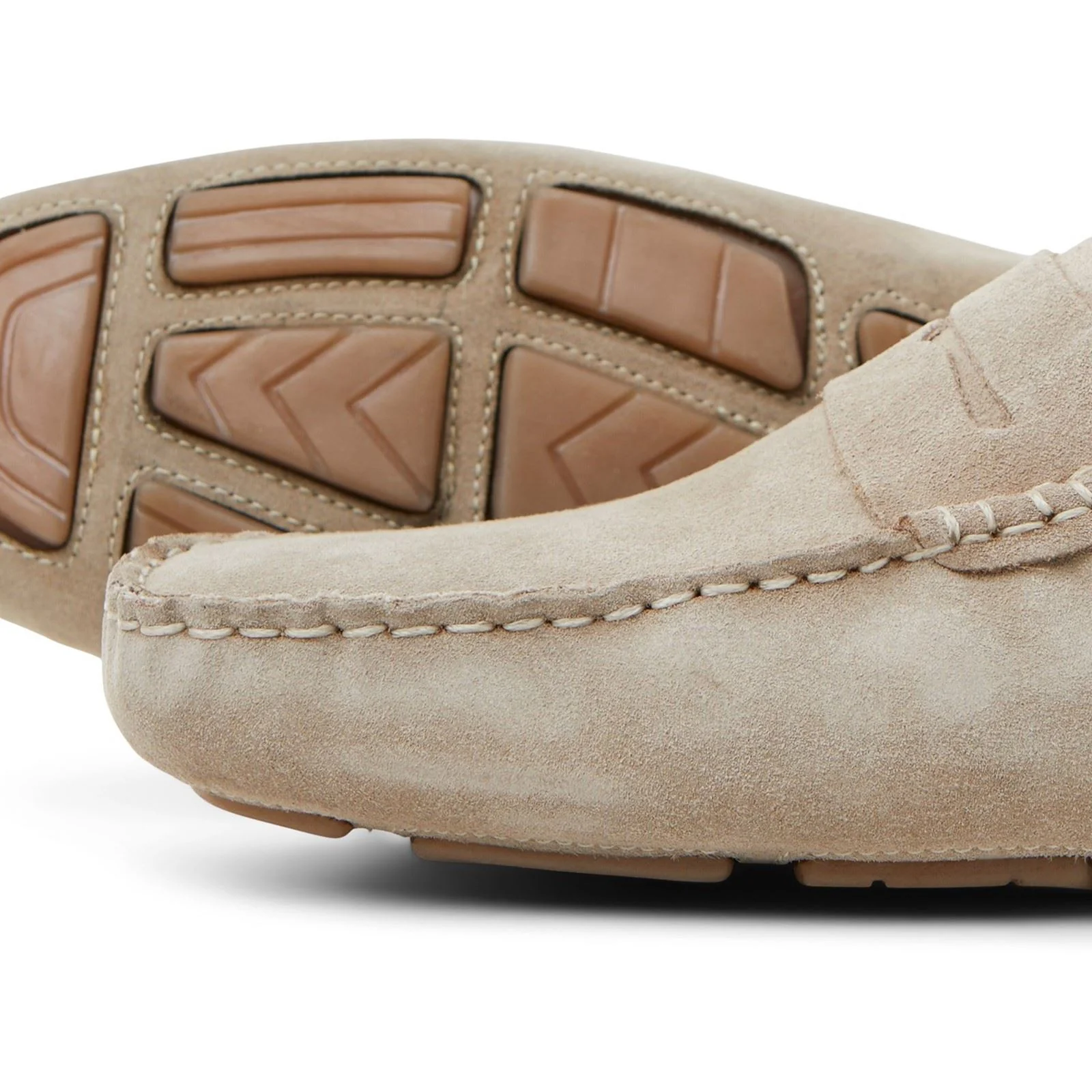 Jack & Jones Jensen Suede Men's Moonbeam Loafers - Image 4