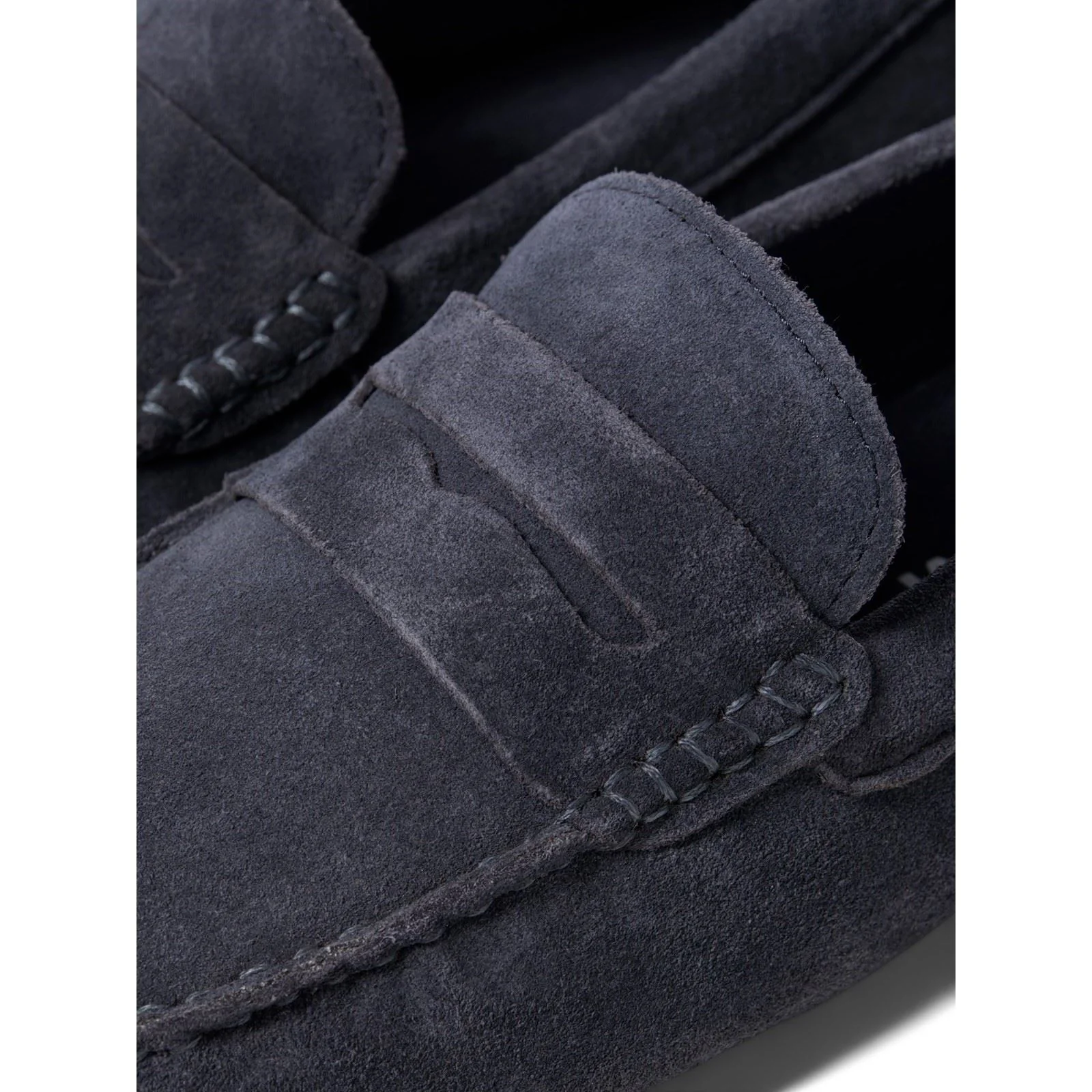 Jack & Jones Jensen Suede Men's Navy Blazer Loafers - Image 6
