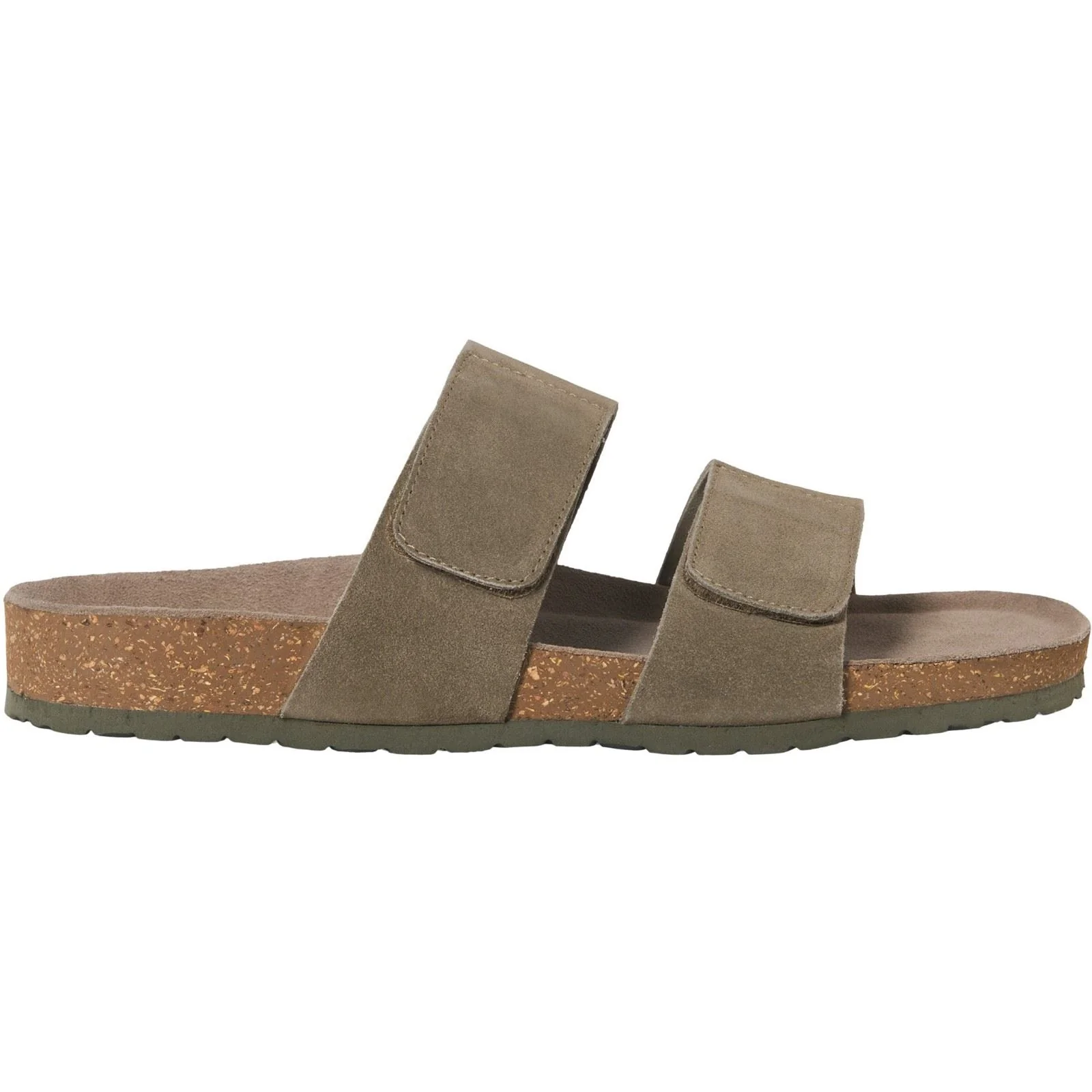 Jack & Jones Malta Suede Men's Martini Olive Sandals - Image 2