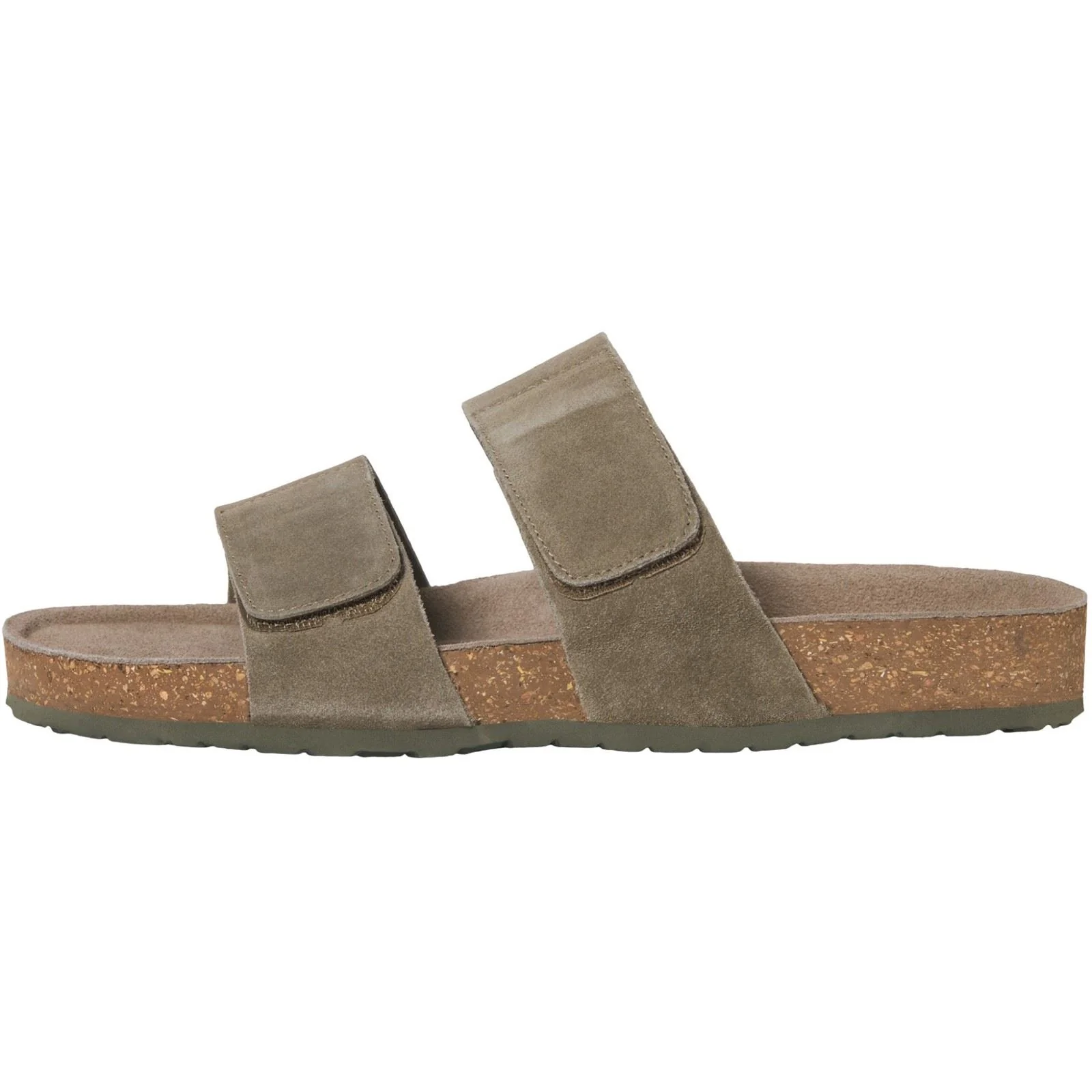 Jack & Jones Malta Suede Men's Martini Olive Sandals - Image 6