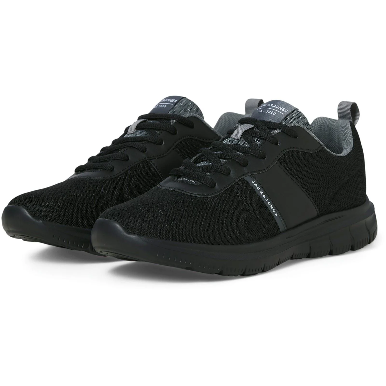Jack & Jones Taylor Mesh Polyurethane Men's Black Standard Trainers