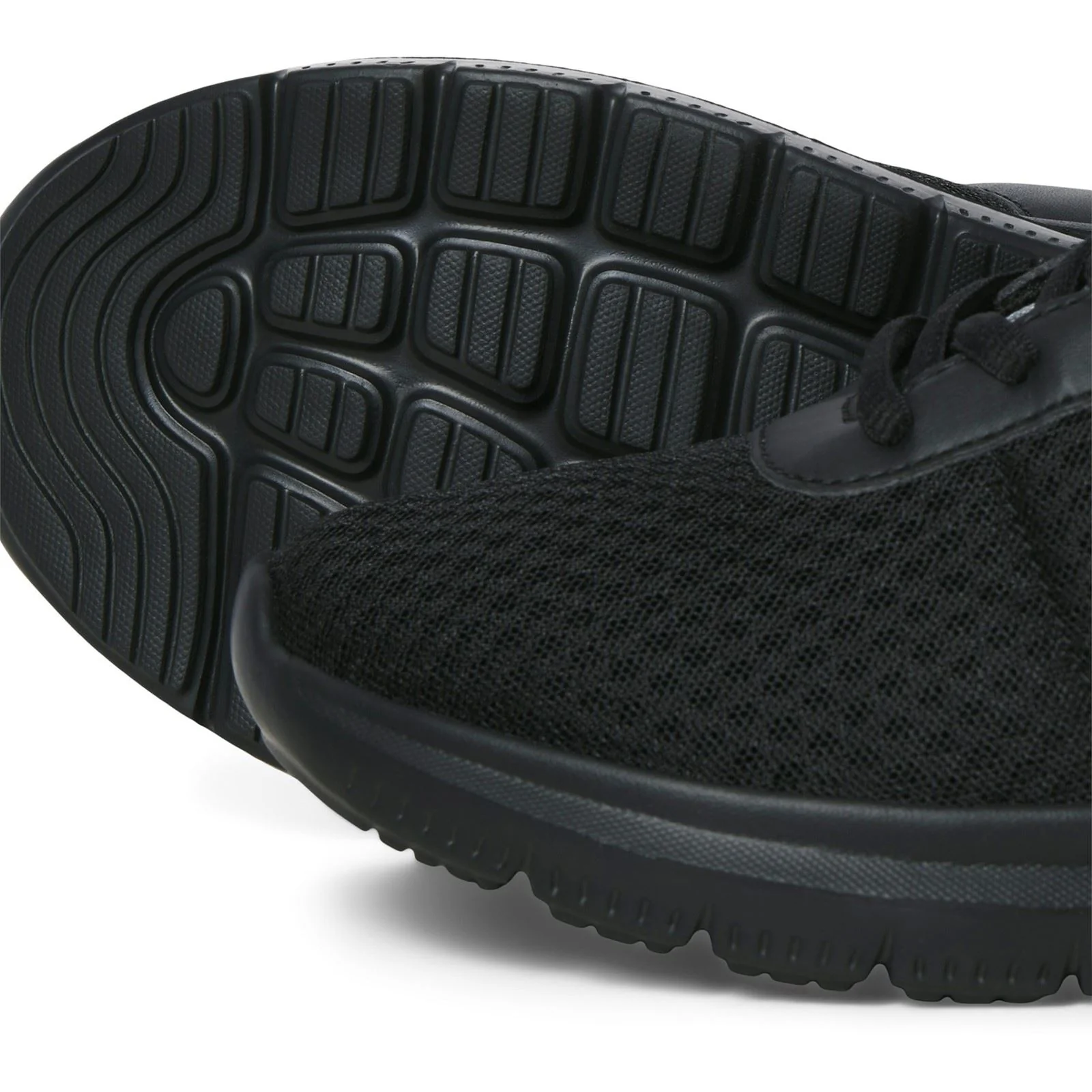 Jack & Jones Taylor Mesh Polyurethane Men's Black Standard Trainers - Image 4