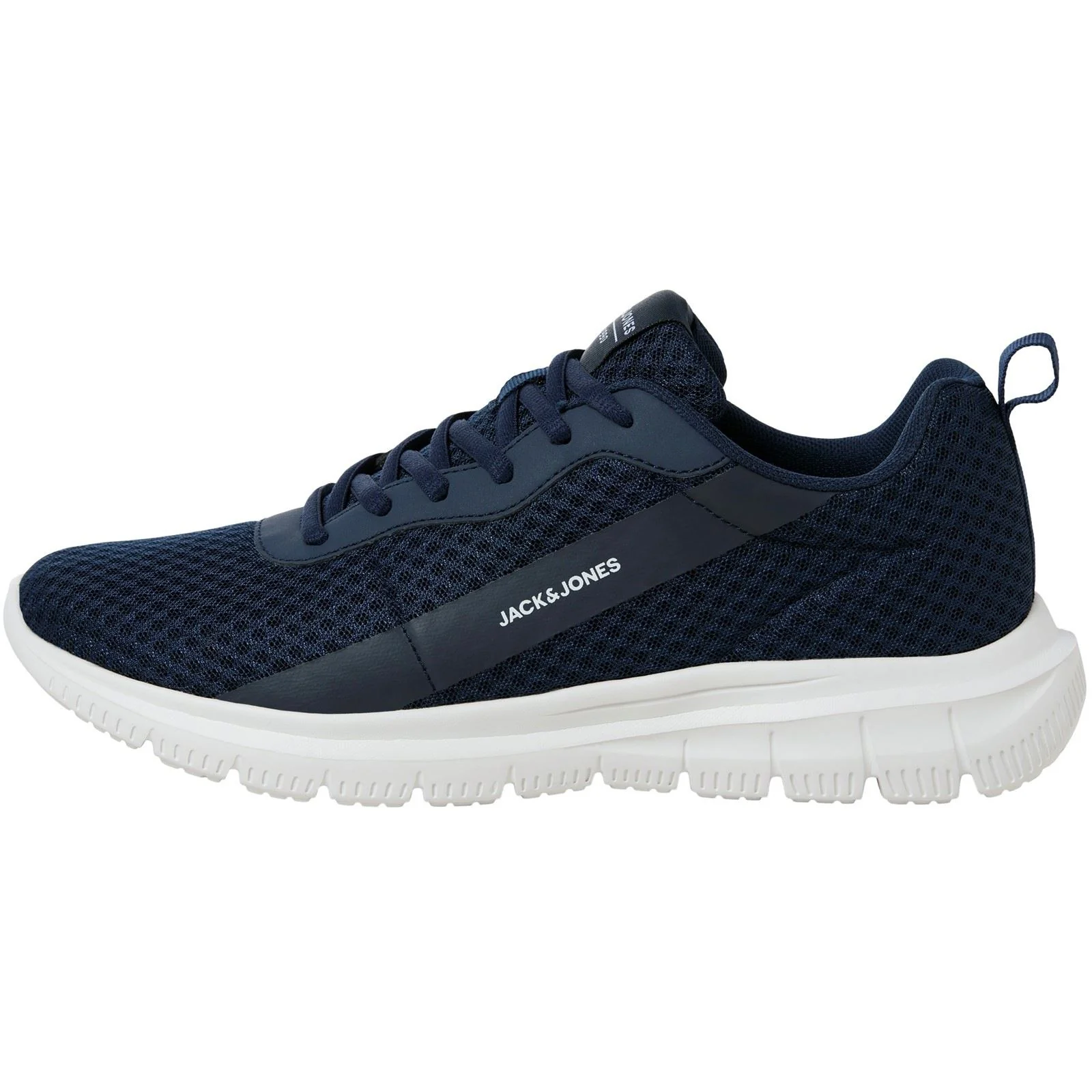 Jack & Jones Taylor Mesh Polyurethane Men's Navy Blazer Trainers - Image 3