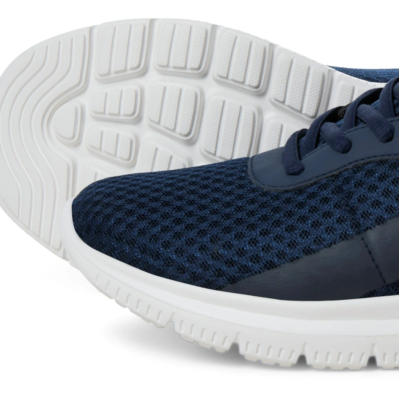Jack & Jones Taylor Mesh Polyurethane Men's Navy Blazer Trainers - Image 4
